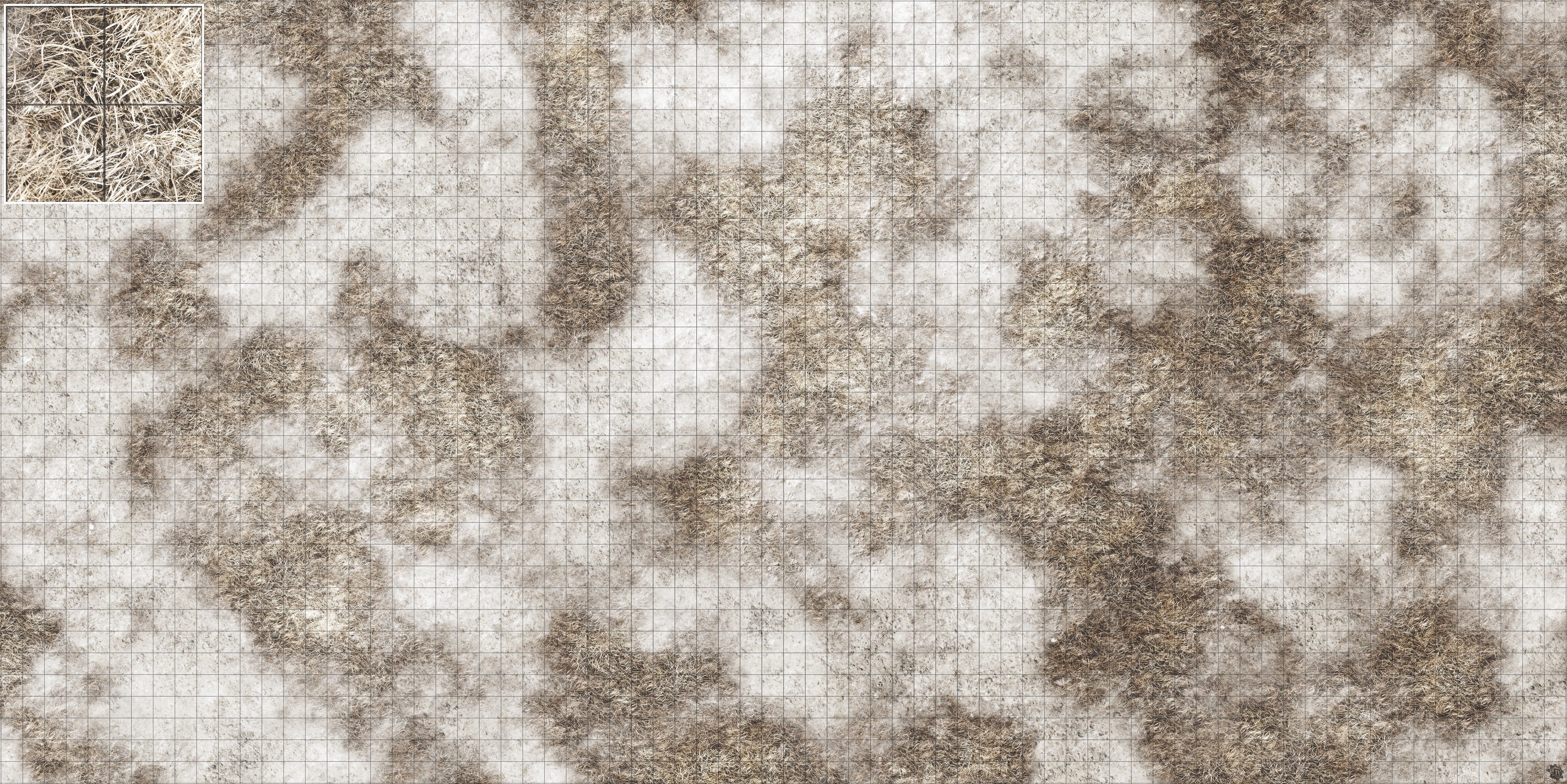 Mats by Mars: Sagebrush Steppes Tabletop Wargaming Play Mat