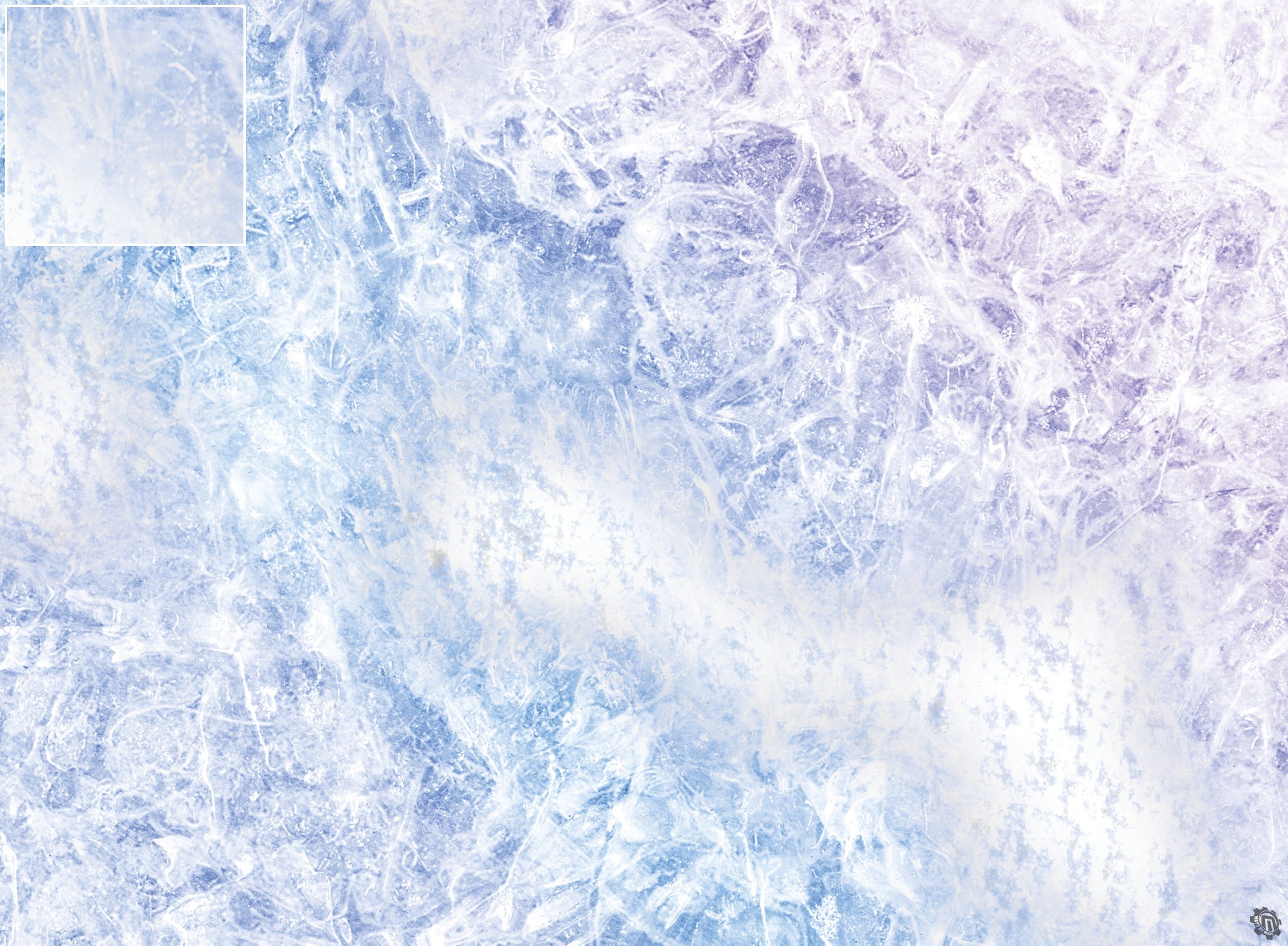 Mats by Mars: Frozen Lake Tabletop Wargaming Play Mat