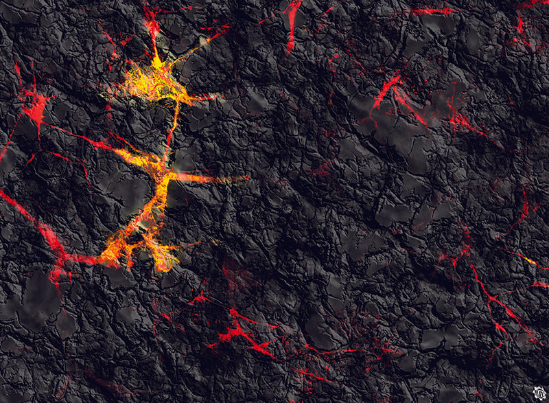 Mats by Mars: Molten Crust Tabletop Wargaming Play Mat