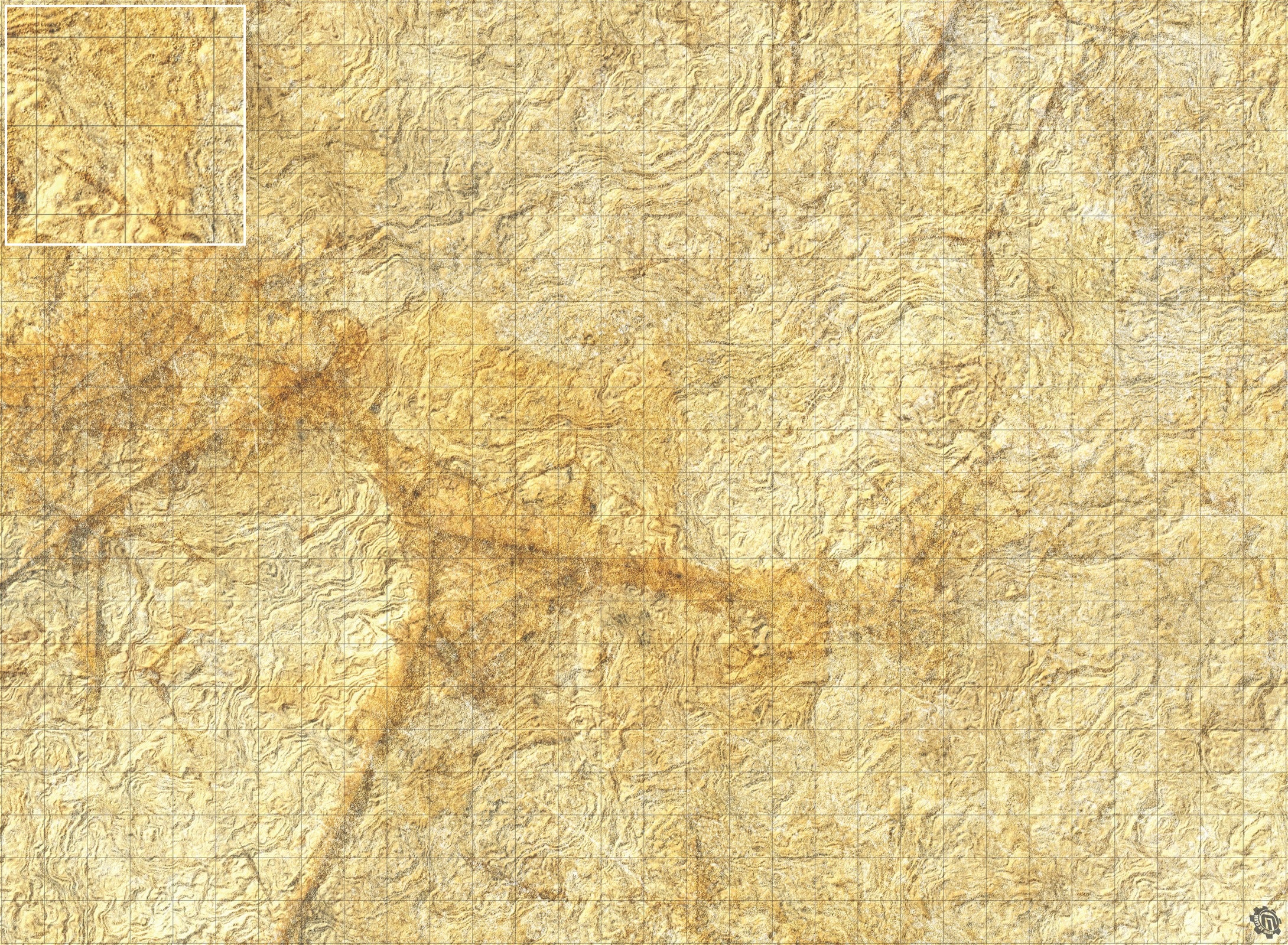Mats by Mars: Parched Earth Tabletop Wargaming Play Mat