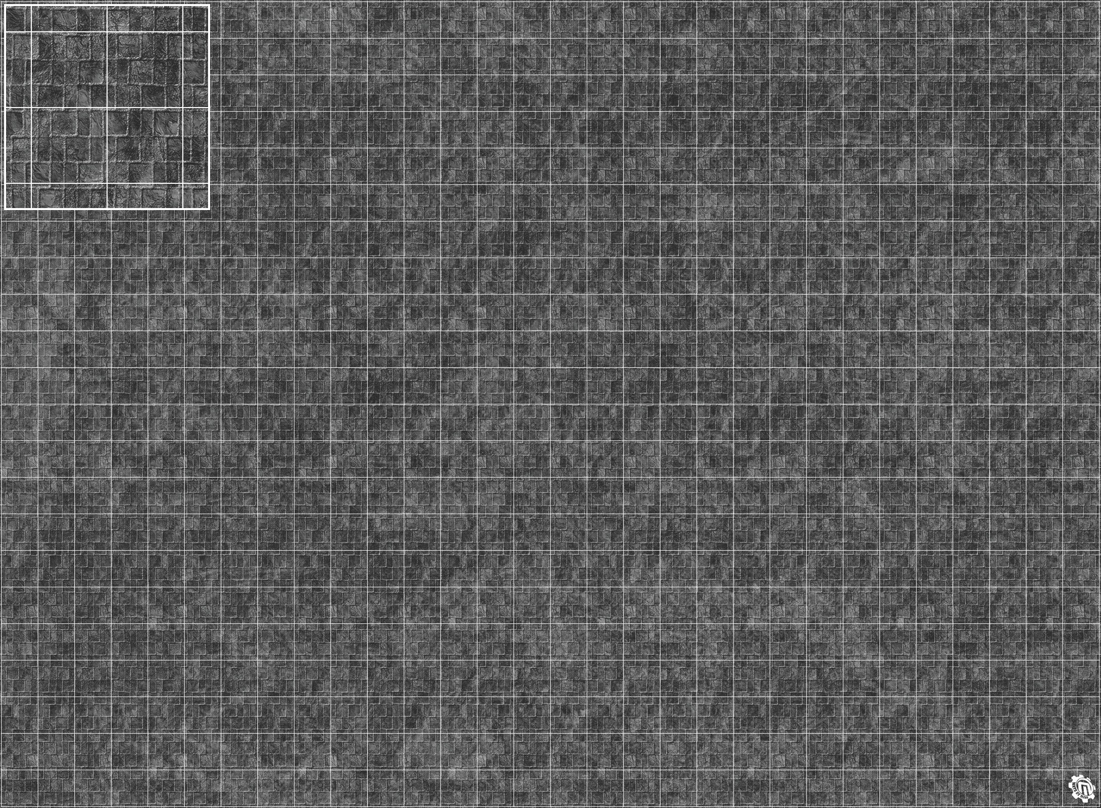 Mats by Mars: Sett in Stone (Grey) Tabletop Wargaming Play Mat