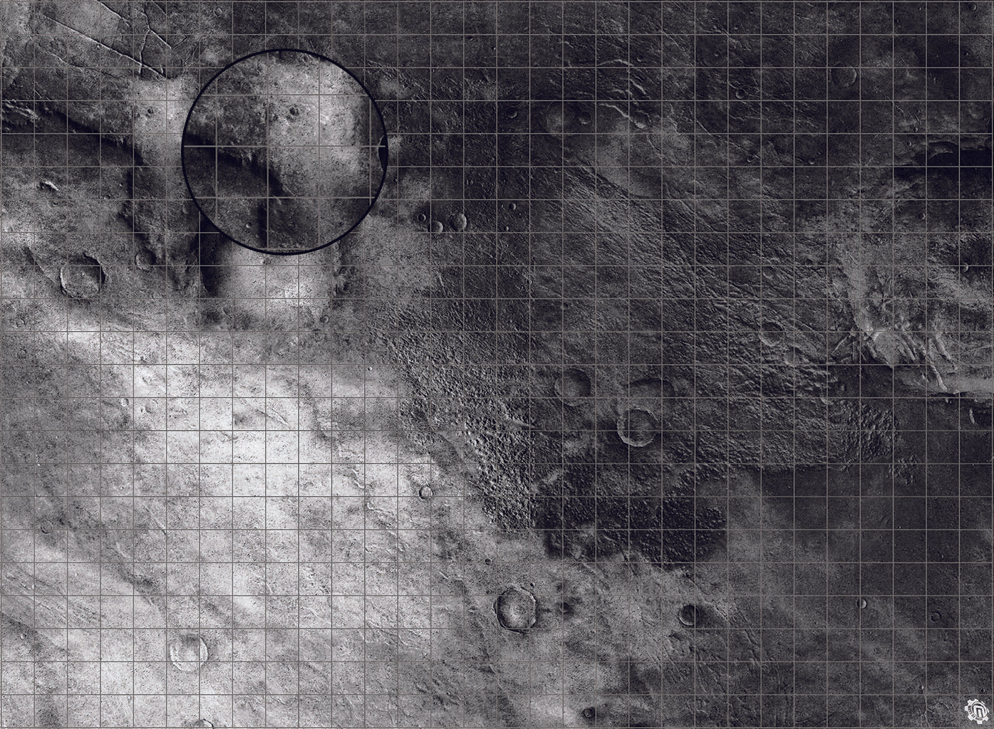 Mats by Mars: Moon Landing Tabletop Wargaming Play Mat