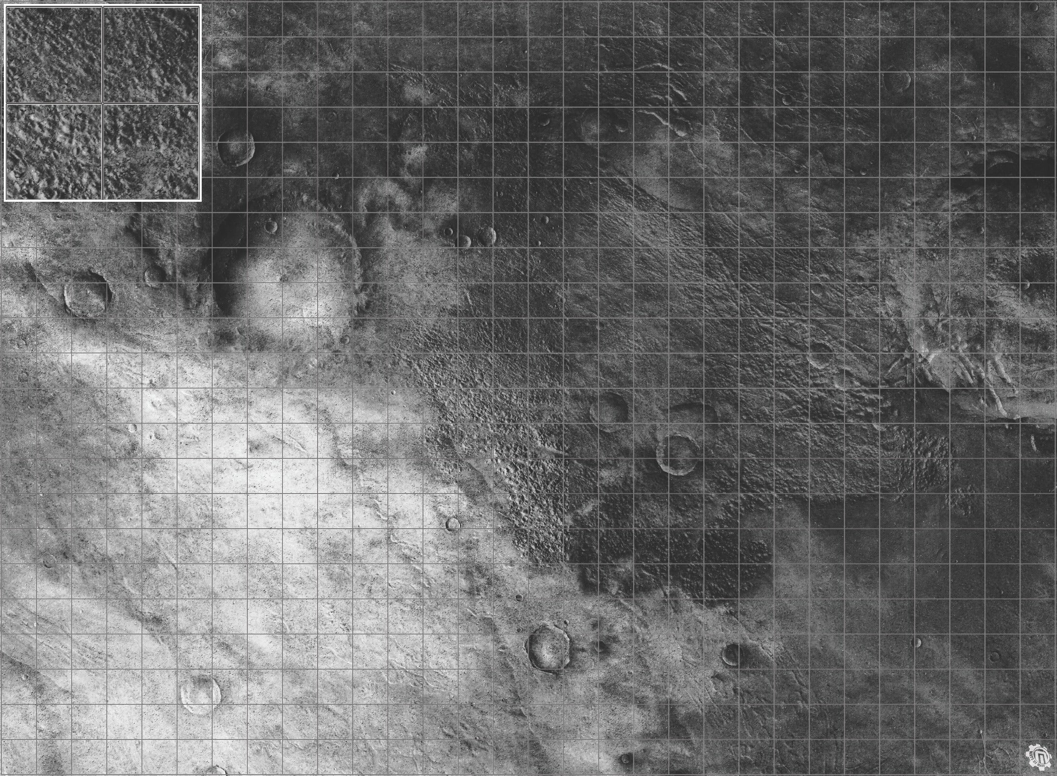 Mats by Mars: Moon Landing Tabletop Wargaming Play Mat