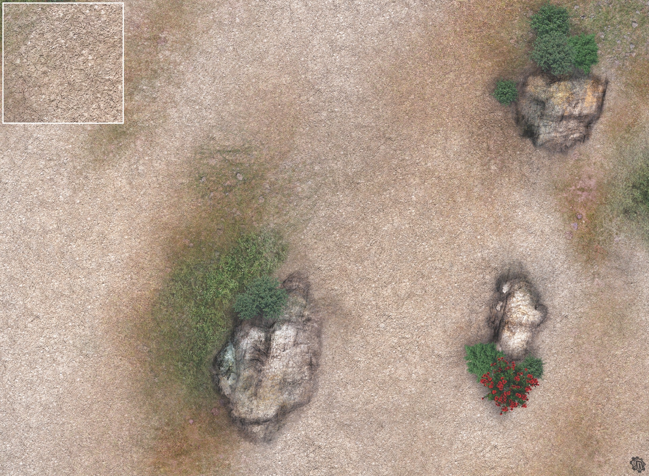 Mats by Mars: Hellenic Plateau Tabletop Wargaming Play Mat