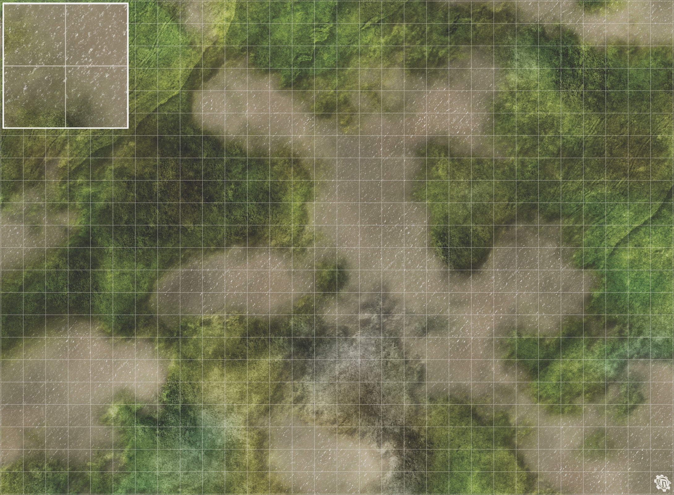 Mats by Mars: Bayou Country Tabletop Wargaming Play Mat
