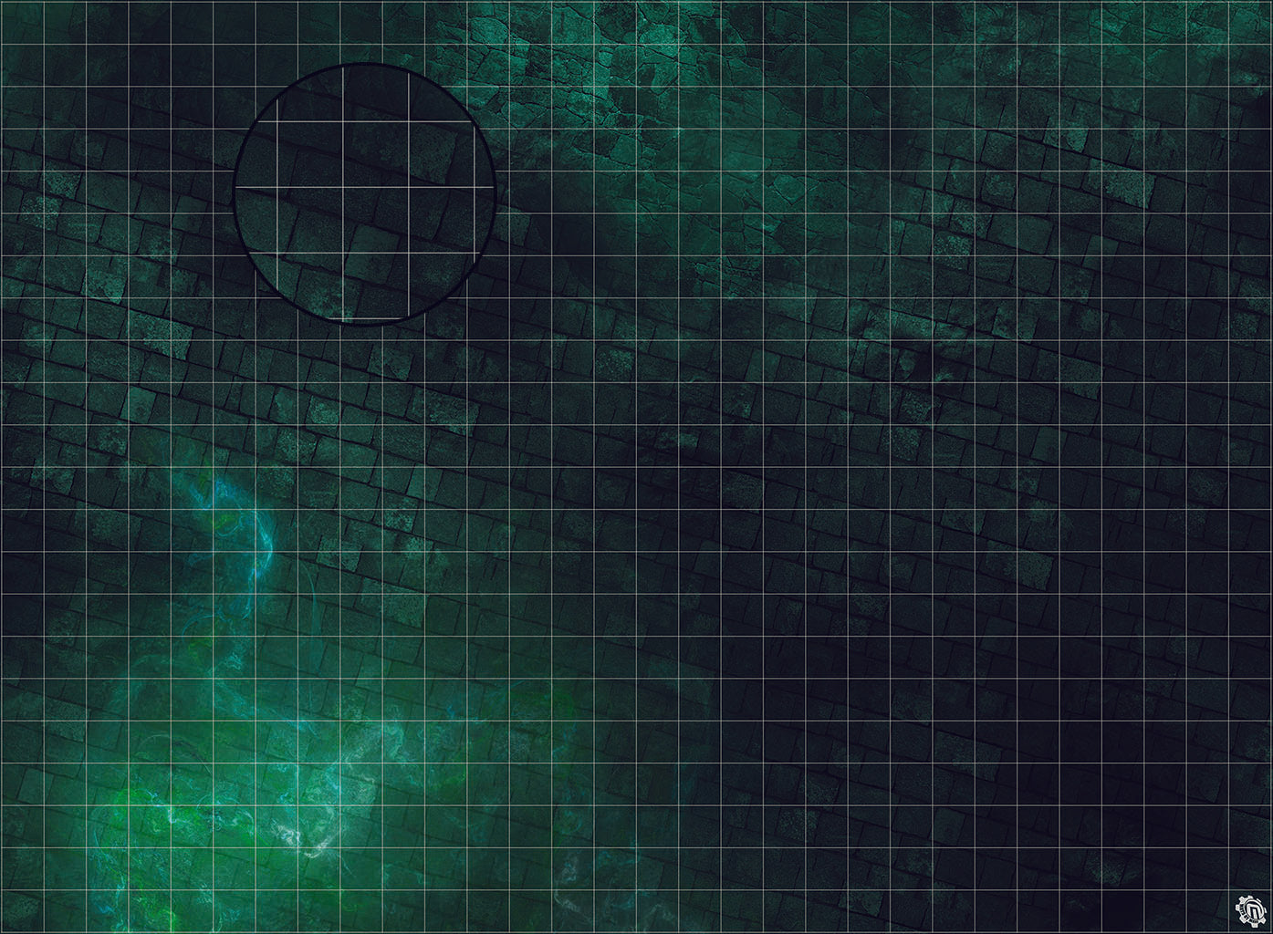 Mats by Mars: Noxious Sewer Tabletop Wargaming Play Mat