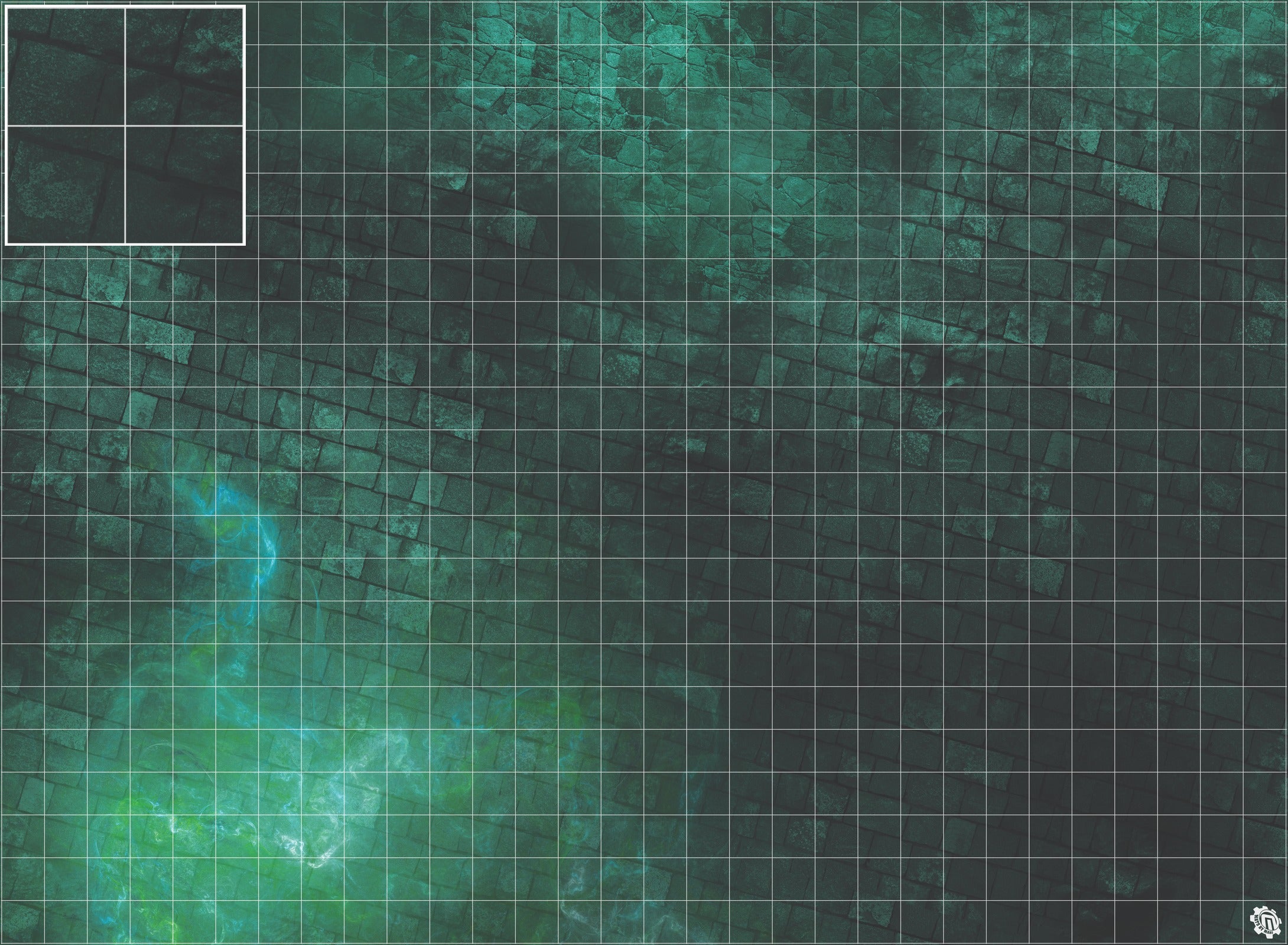 Mats by Mars: Noxious Sewer Tabletop Wargaming Play Mat