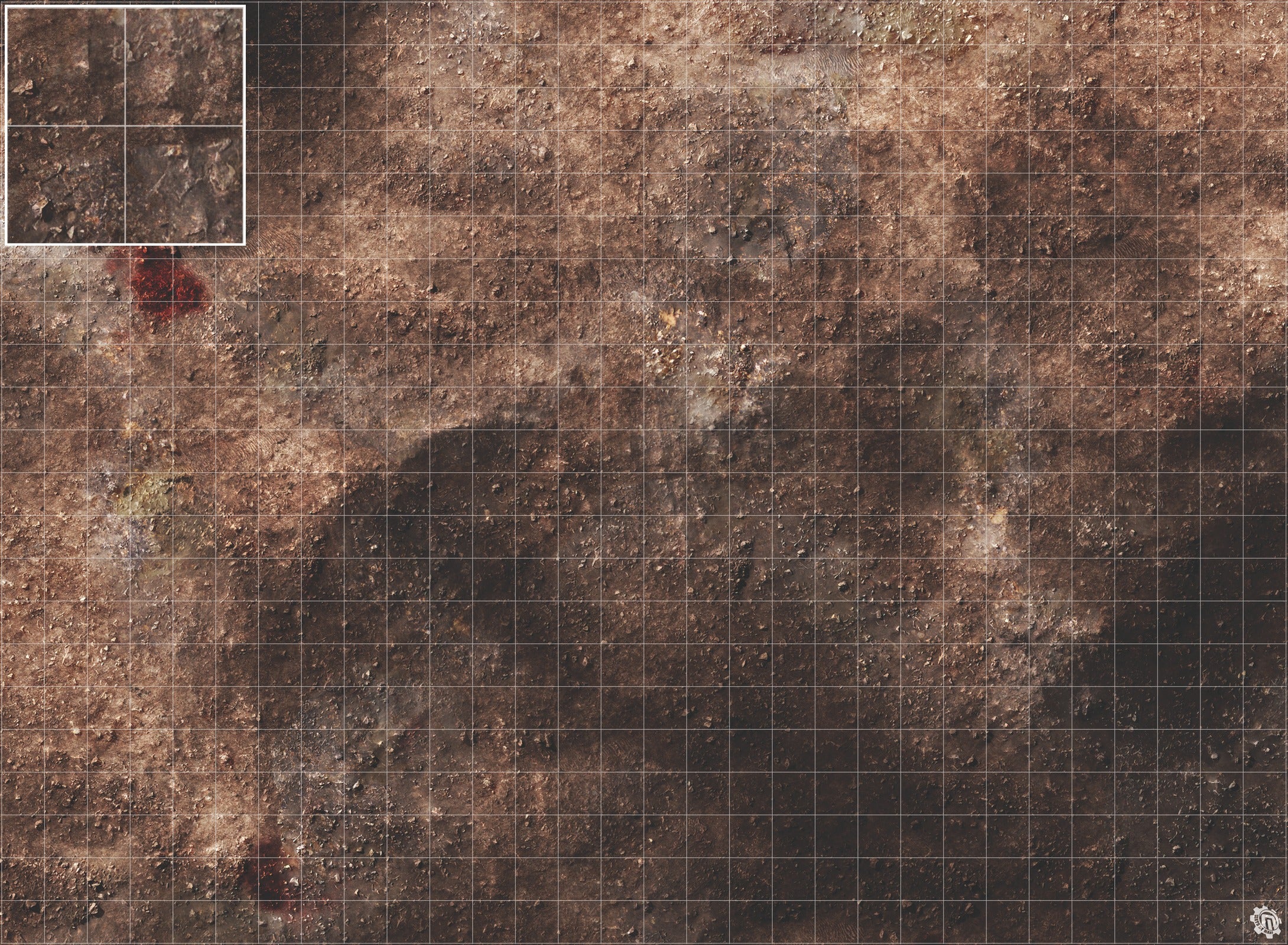 Mats by Mars: Trench Assault Tabletop Wargaming Play Mat