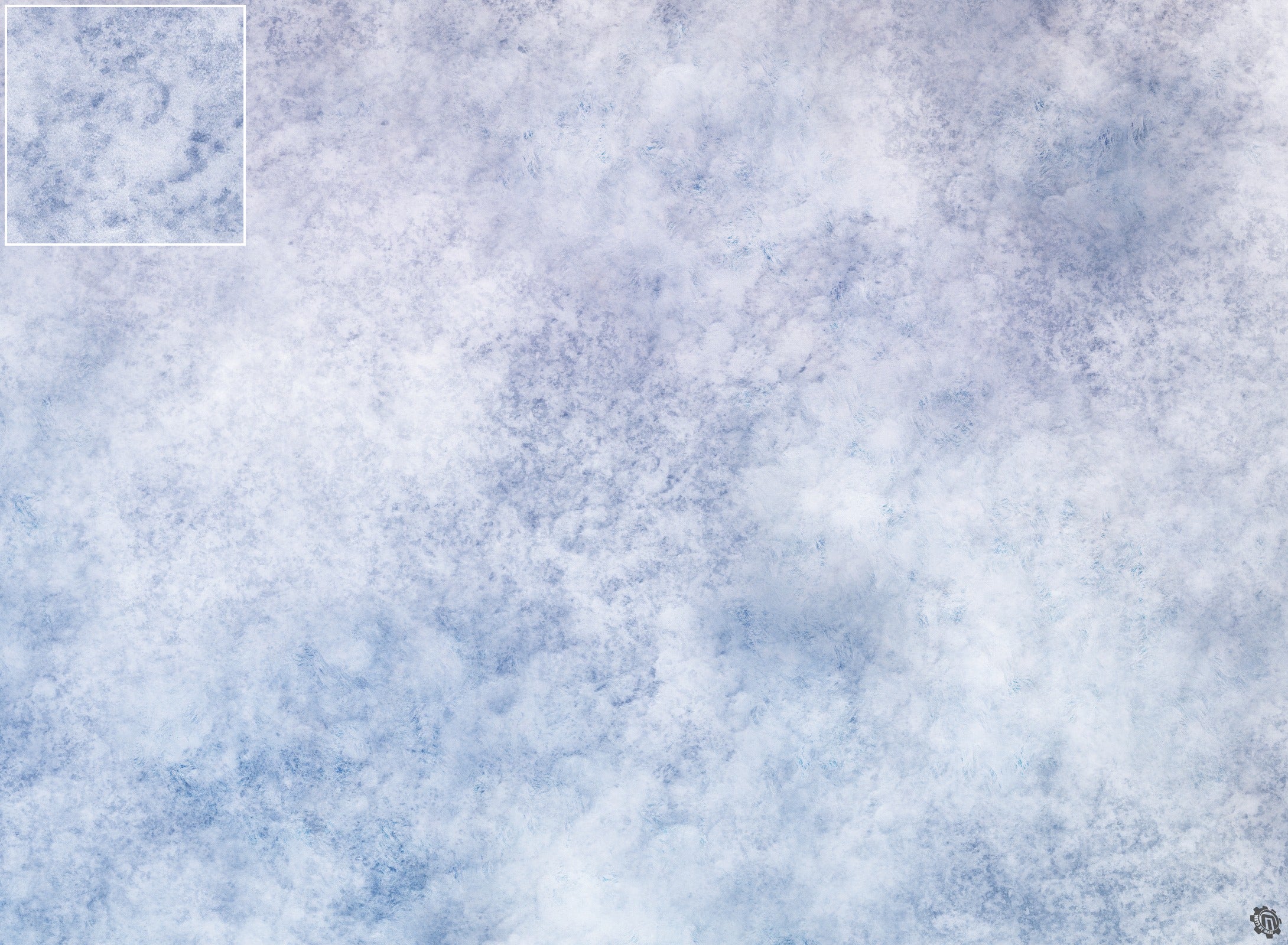 Mats by Mars: Glacial Plain Tabletop Wargaming Play Mat