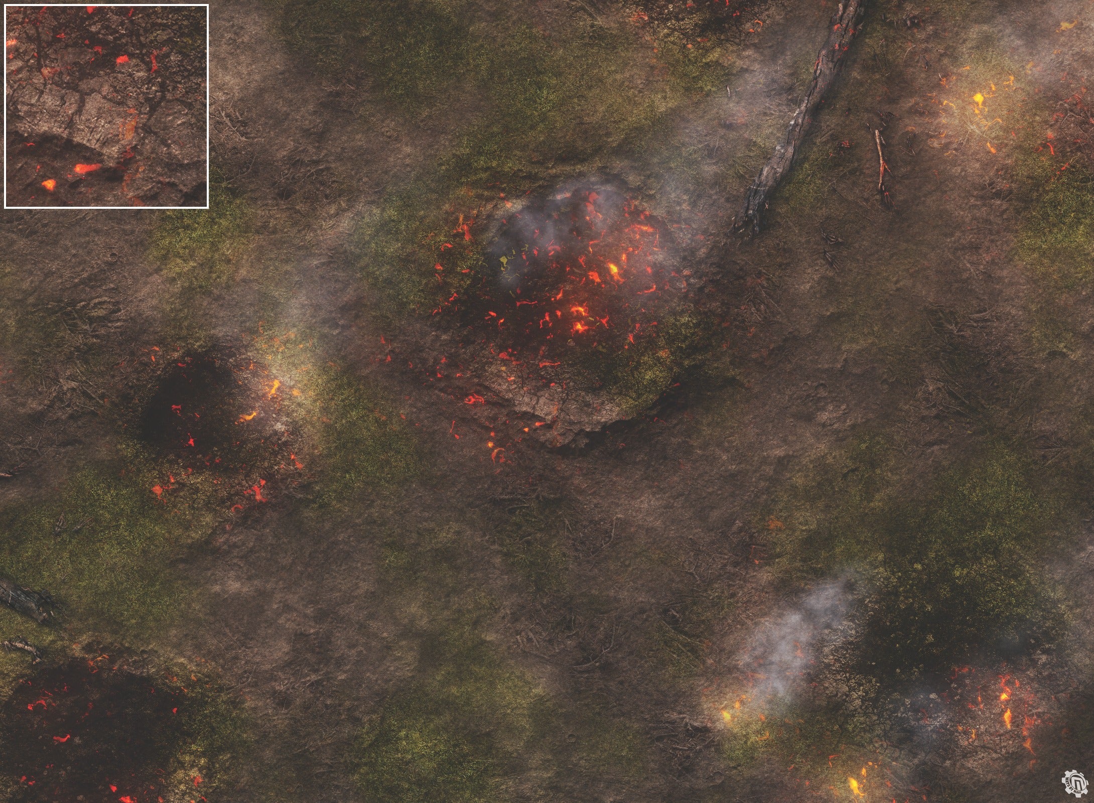 Mats by Mars: Mortar Combat Wargaming Play Mat