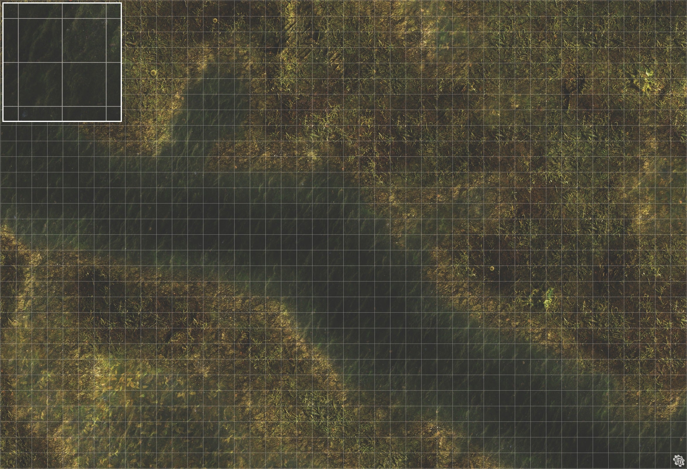 Mats by Mars: Swamplands Tabletop Wargaming Play Mat