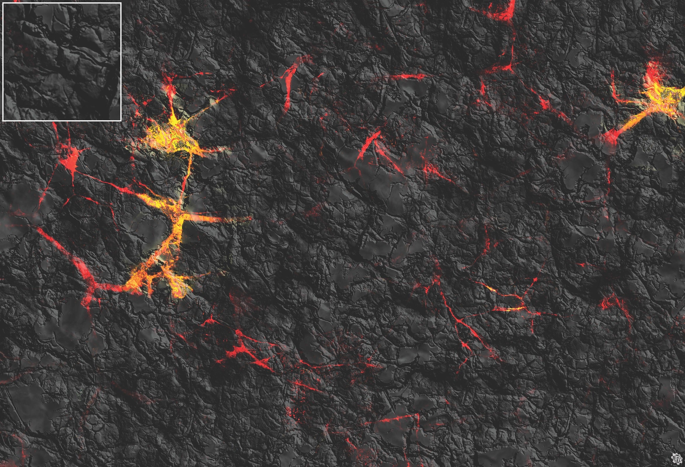 Mats by Mars: Molten Crust Tabletop Wargaming Play Mat