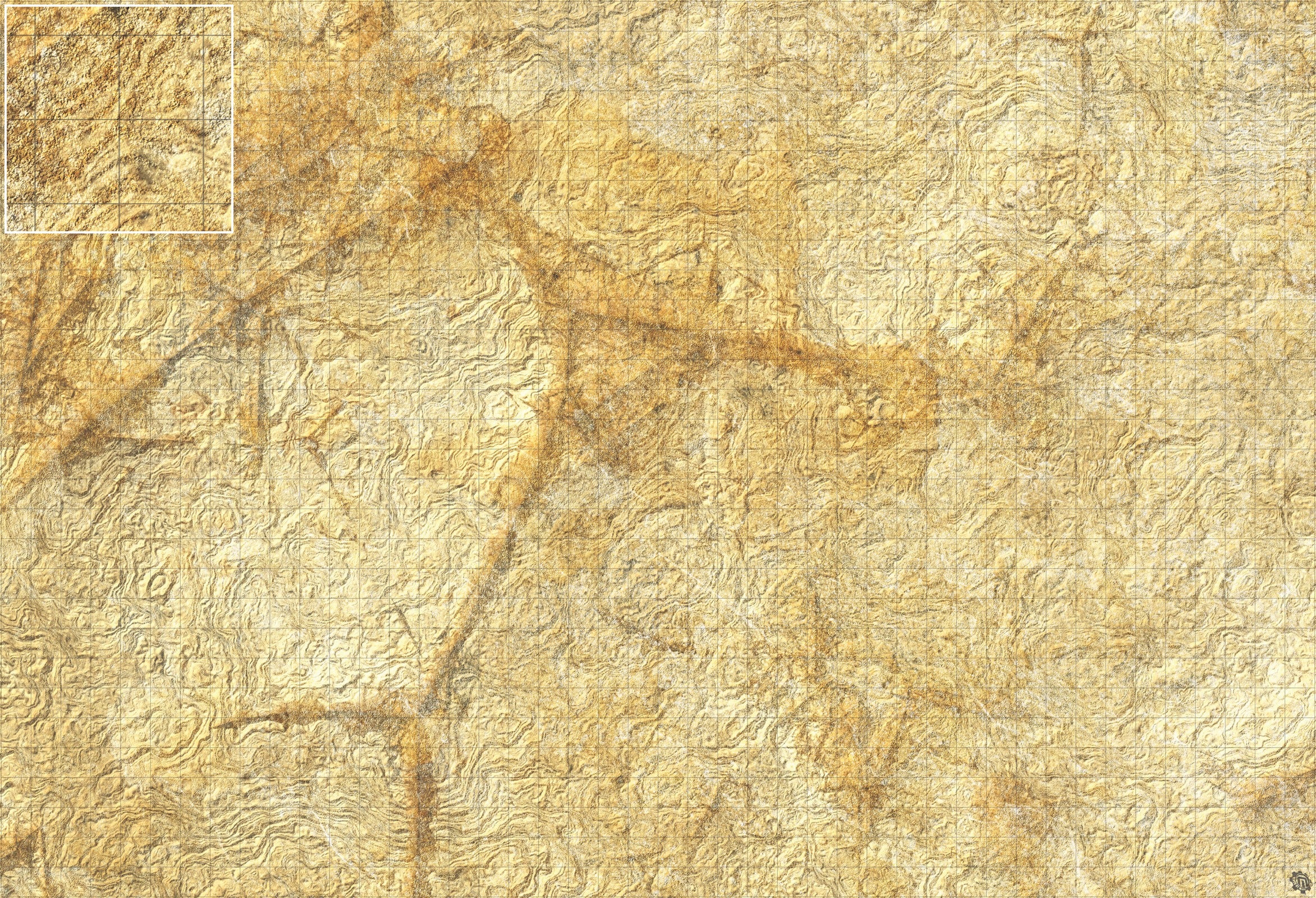 Mats by Mars: Parched Earth Tabletop Wargaming Play Mat