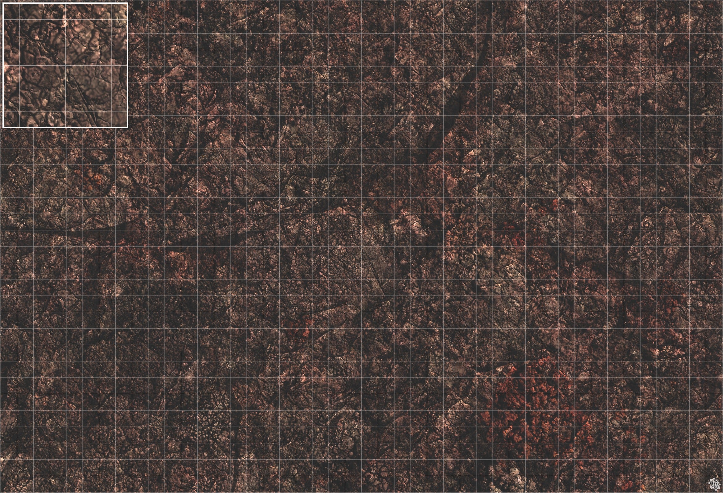 Mats by Mars: Shattered Soil Tabletop Wargaming Play Mat
