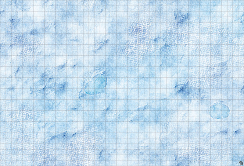 Mats by Mars: Frosty Cobbles Tabletop Wargaming Play Mat