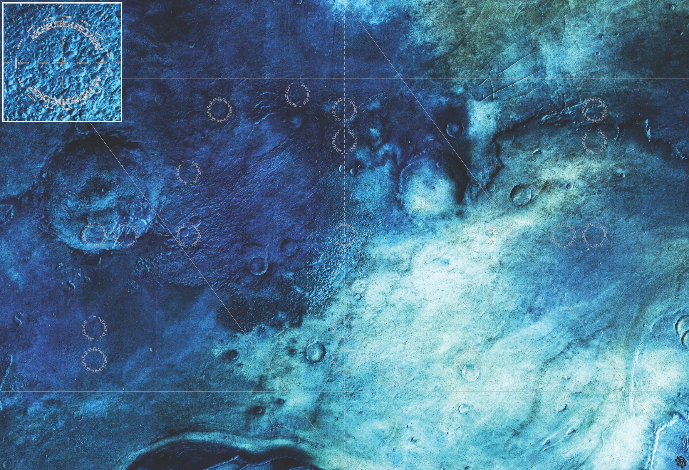 Mats by Mars: Rimecrust Tabletop Wargaming Play Mat