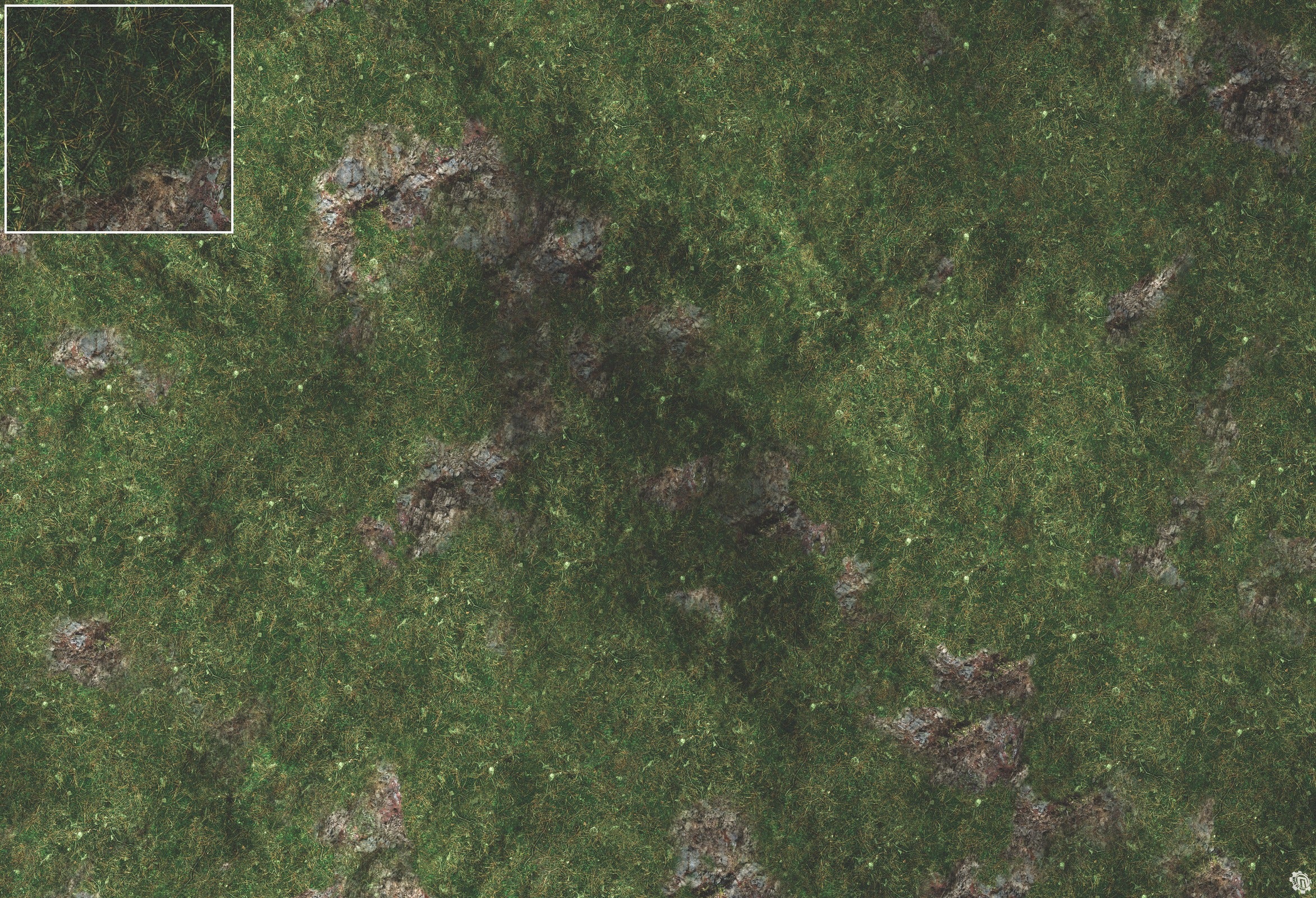 Mats by Mars: Green Hills Tabletop Wargaming Play Mat
