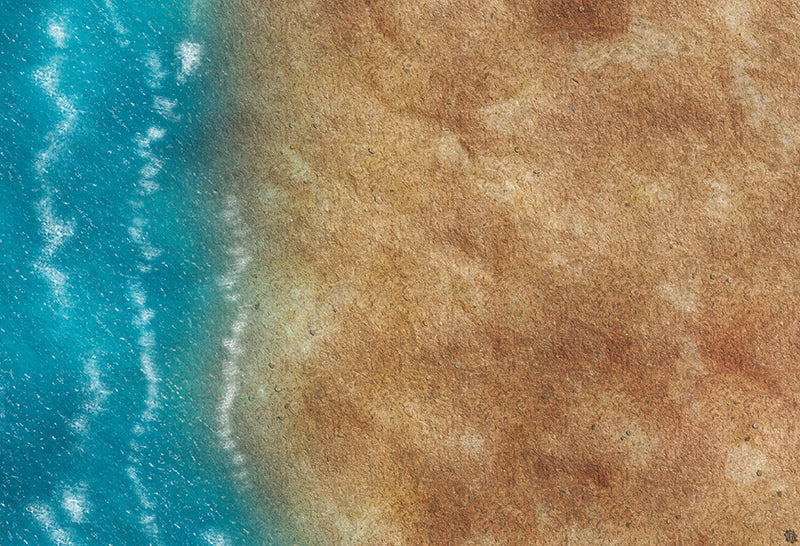 Mats by Mars: Treasure Beach Tabletop Wargaming Play Mat