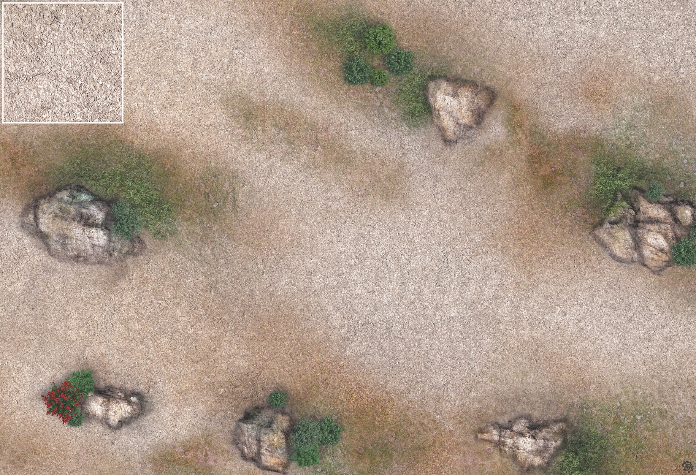 Mats by Mars: Hellenic Plateau Tabletop Wargaming Play Mat