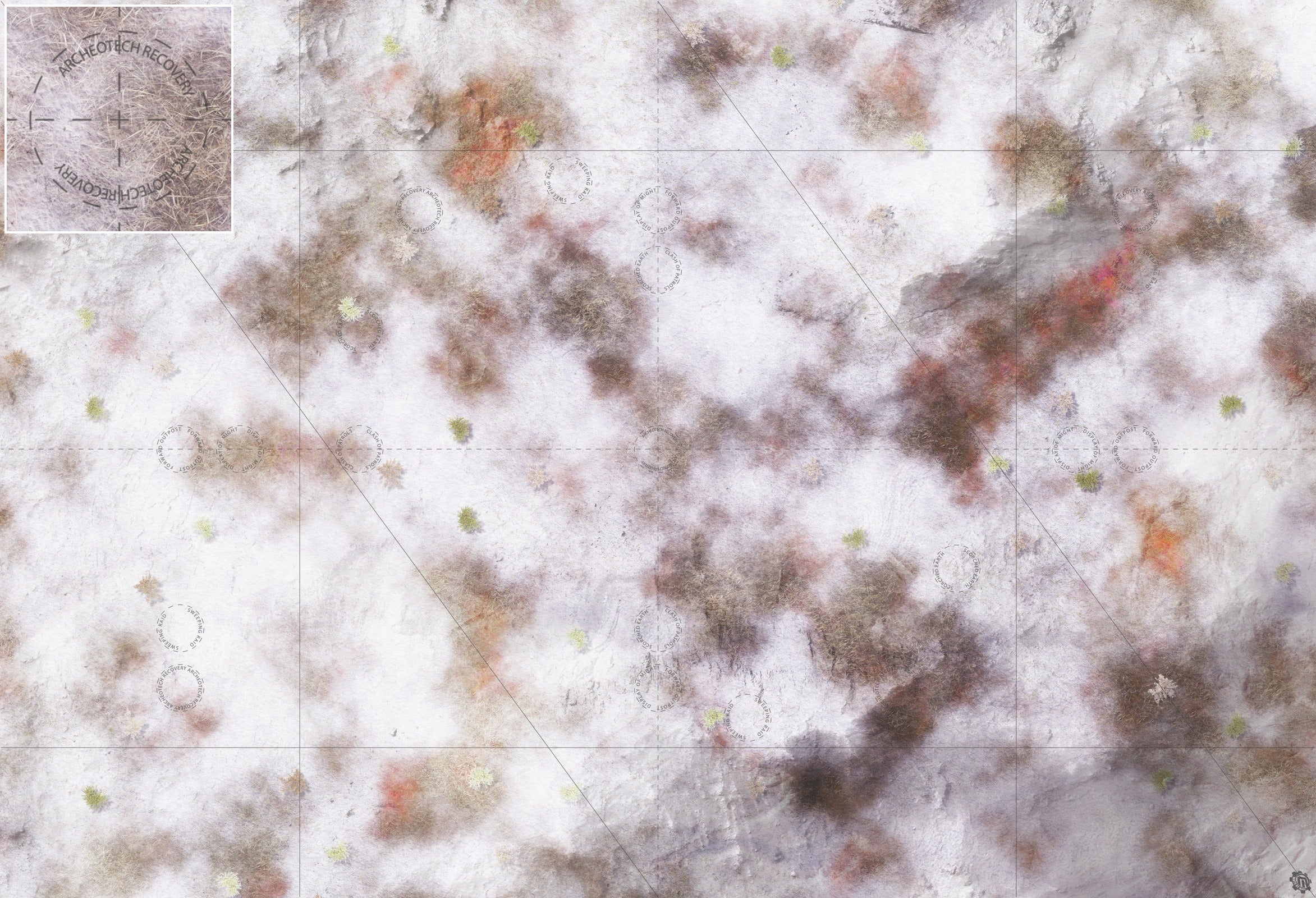 Mats by Mars: High Desert Chill Tabletop Wargaming Play Mat