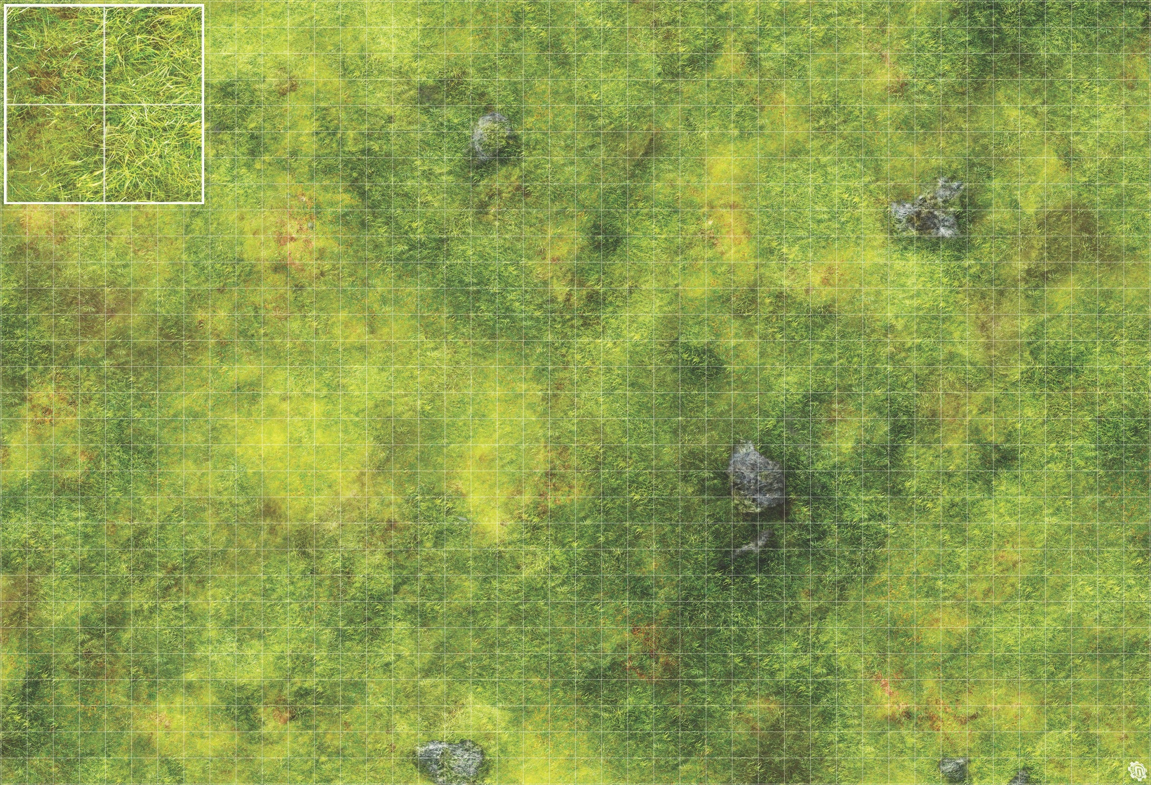 Mats by Mars: Stonehollow Hills Tabletop Wargaming Play Mat
