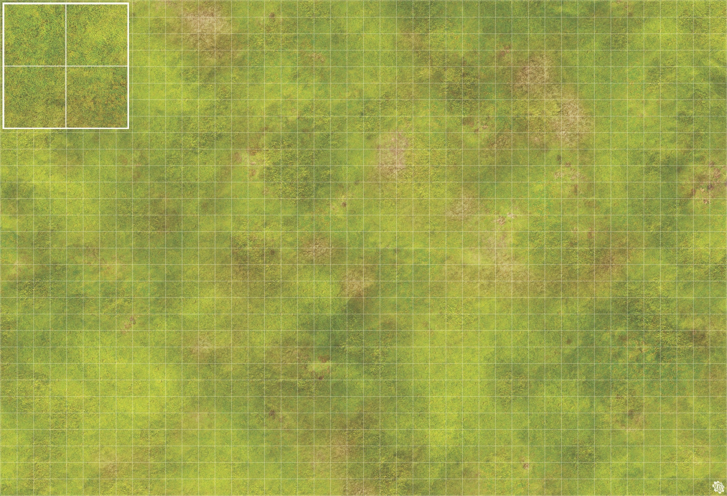 Mats by Mars: Peaceful Prairie Tabletop Wargaming Play Mat