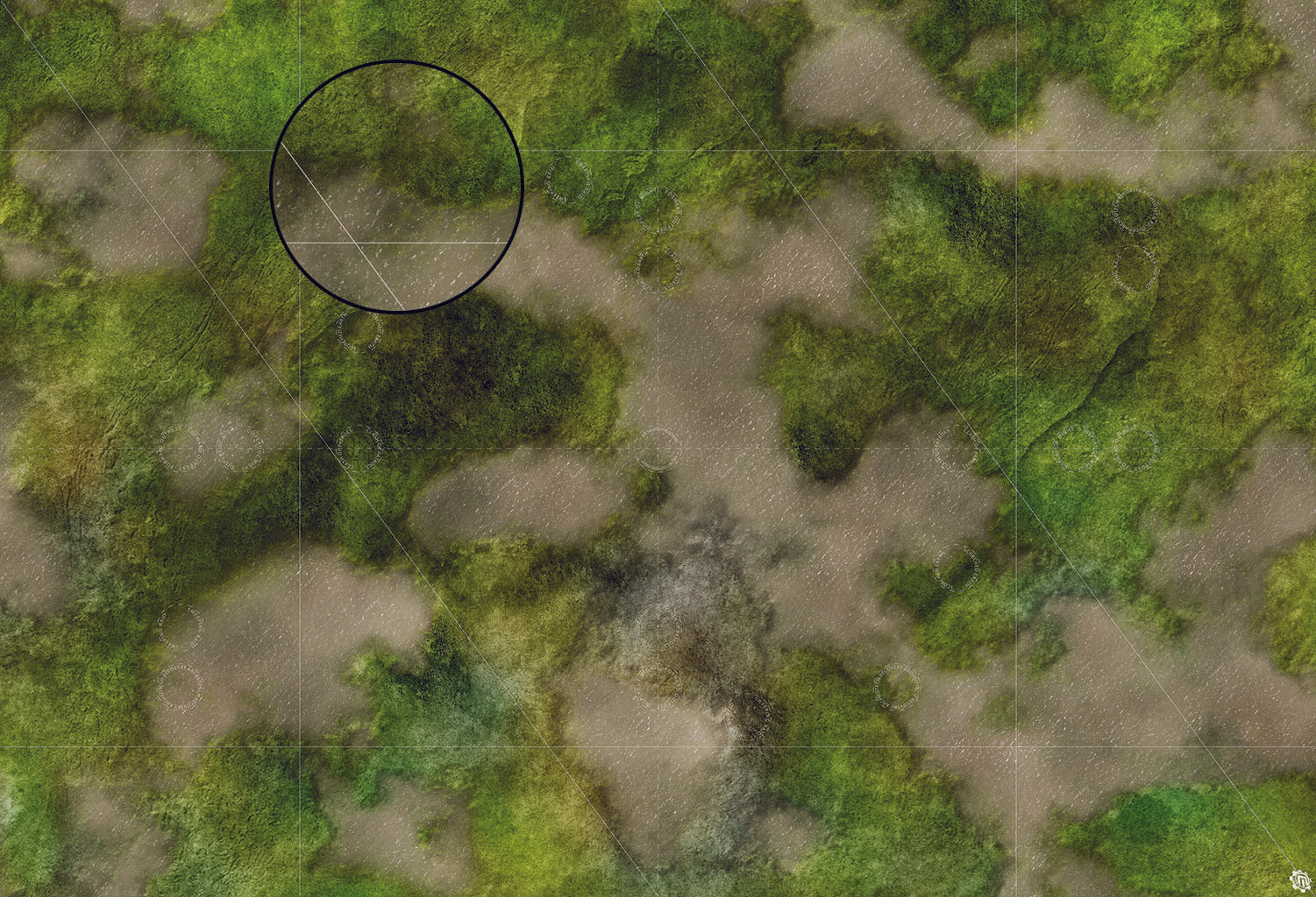 Mats by Mars: Bayou Country Tabletop Wargaming Play Mat