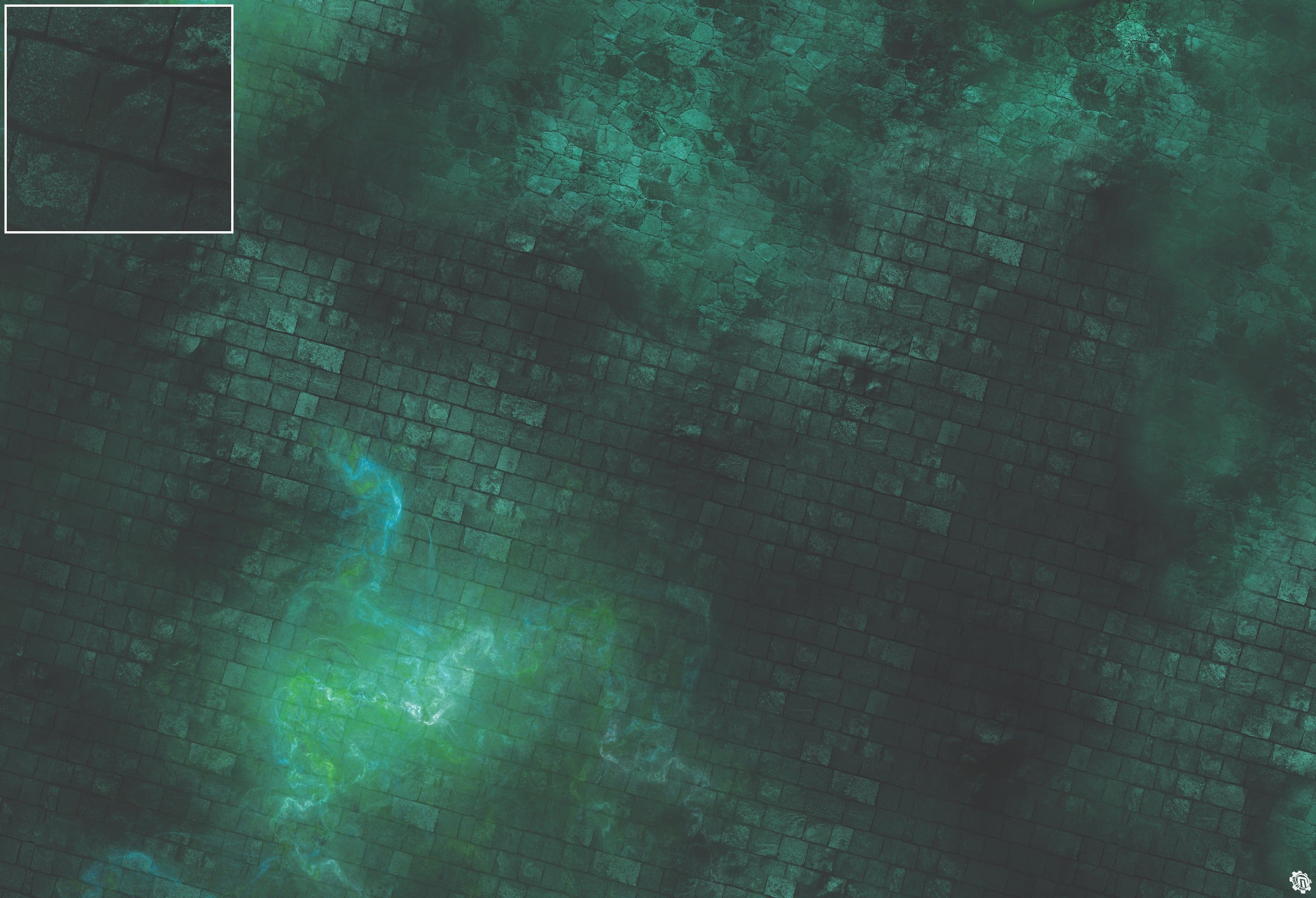 Mats by Mars: Noxious Sewer Tabletop Wargaming Play Mat