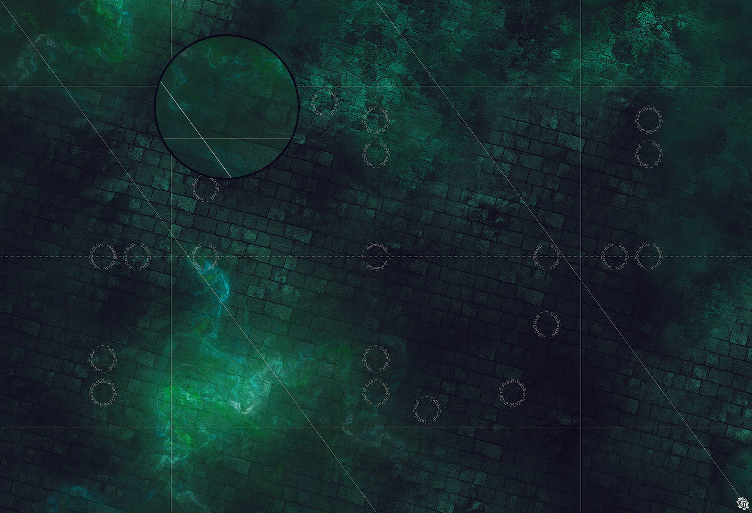 Mats by Mars: Noxious Sewer Tabletop Wargaming Play Mat