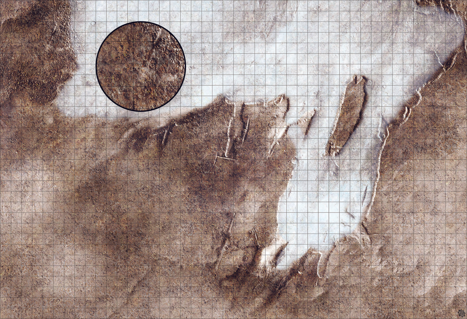 Mats by Mars: Bleached Bone Gulch Tabletop Wargaming Play Mat