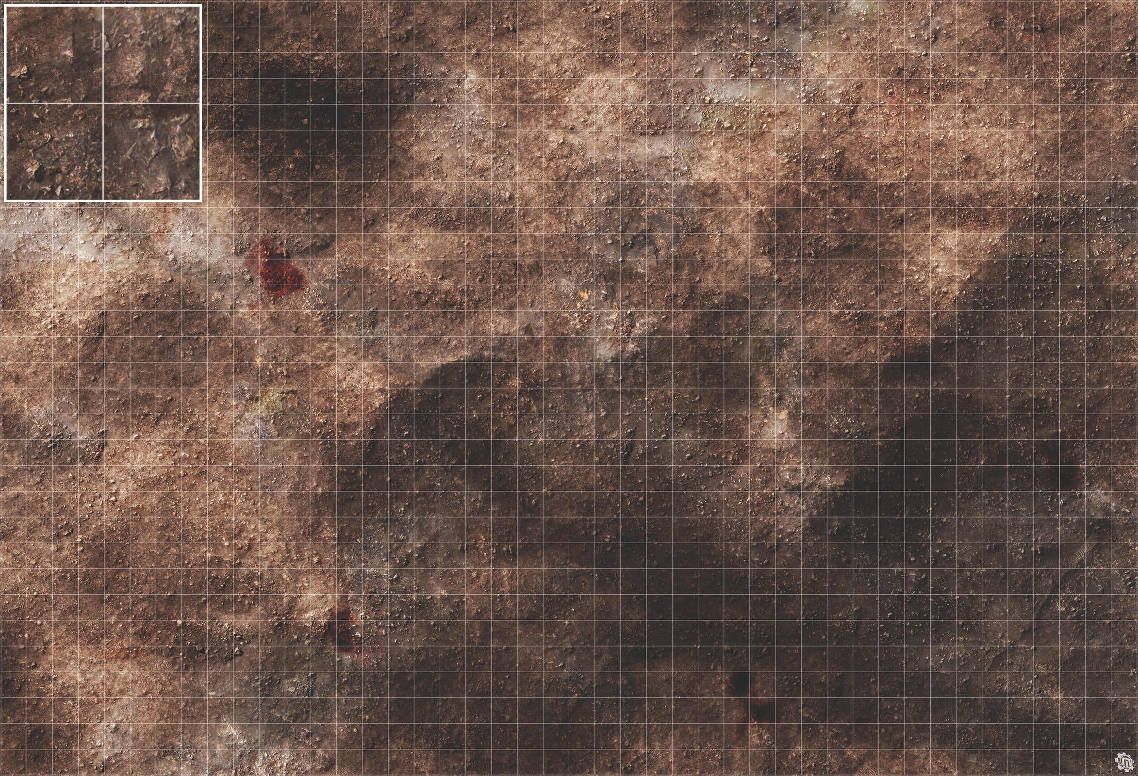Mats by Mars: Trench Assault Tabletop Wargaming Play Mat
