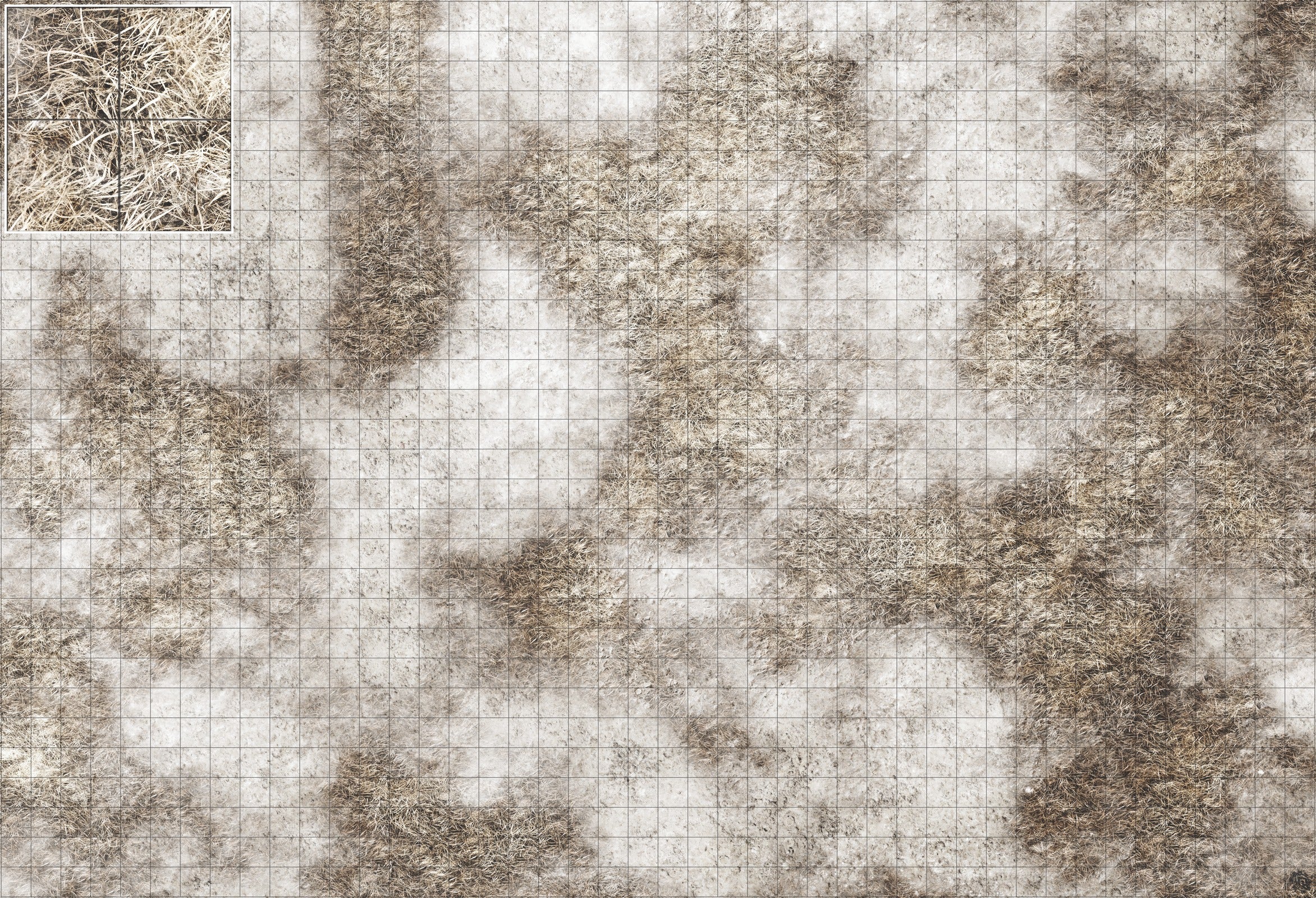 Mats by Mars: Sagebrush Steppes Tabletop Wargaming Play Mat