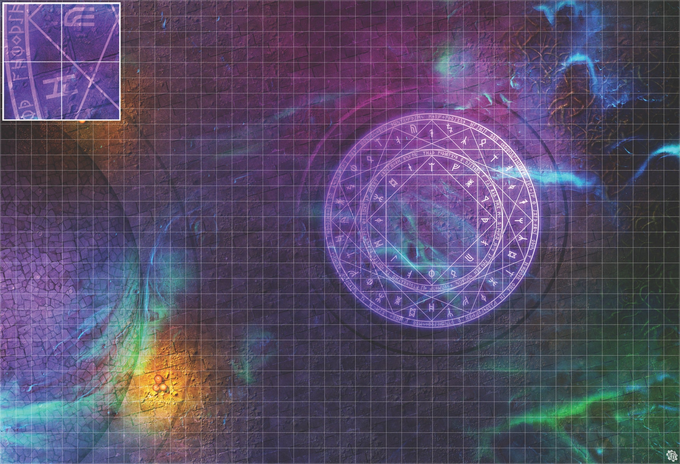 Mats by Mars: Witchlight Warding Wargaming Play Mat