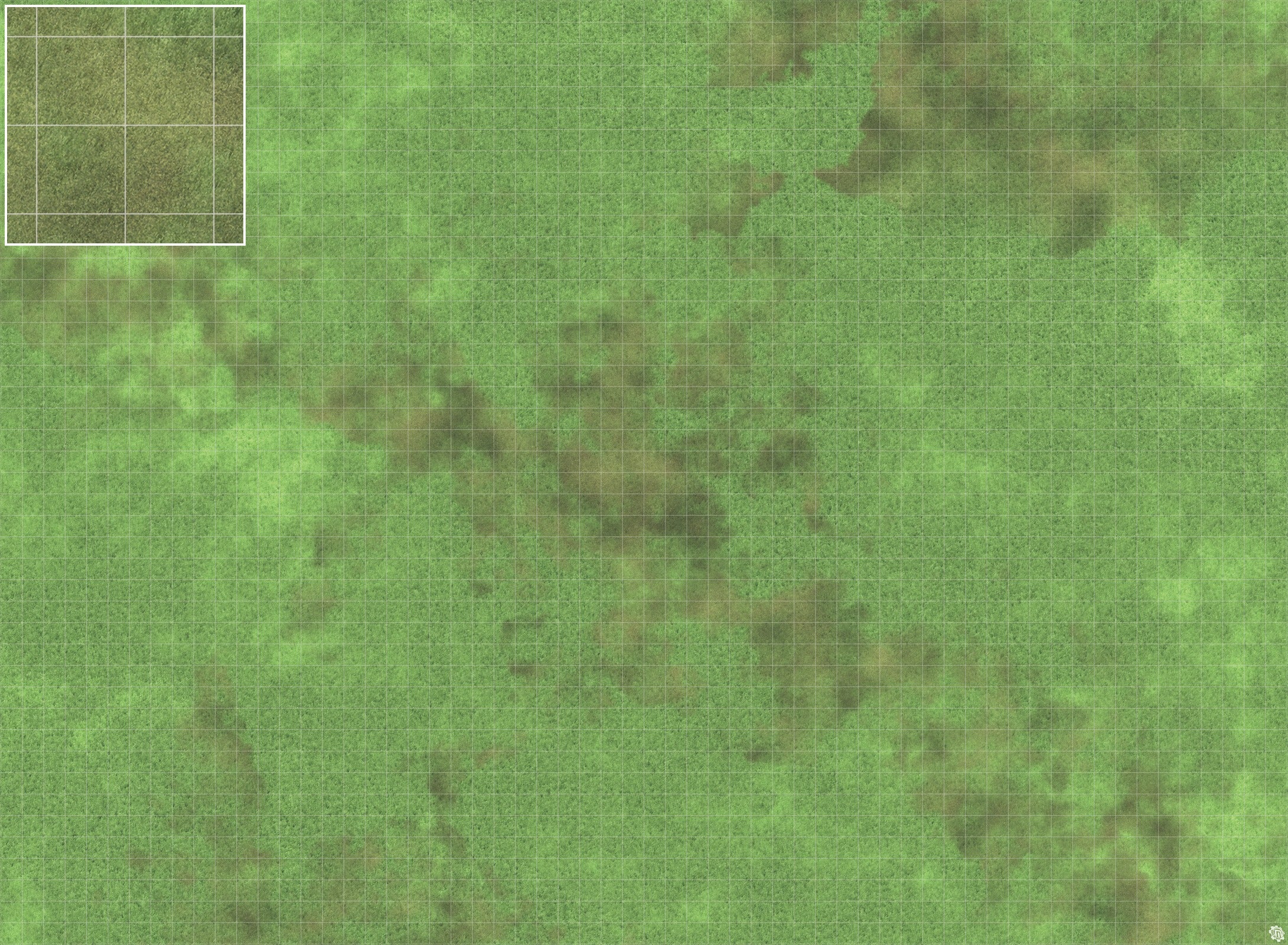 Mats by Mars: Verdant Fields Tabletop Wargaming Play Mat