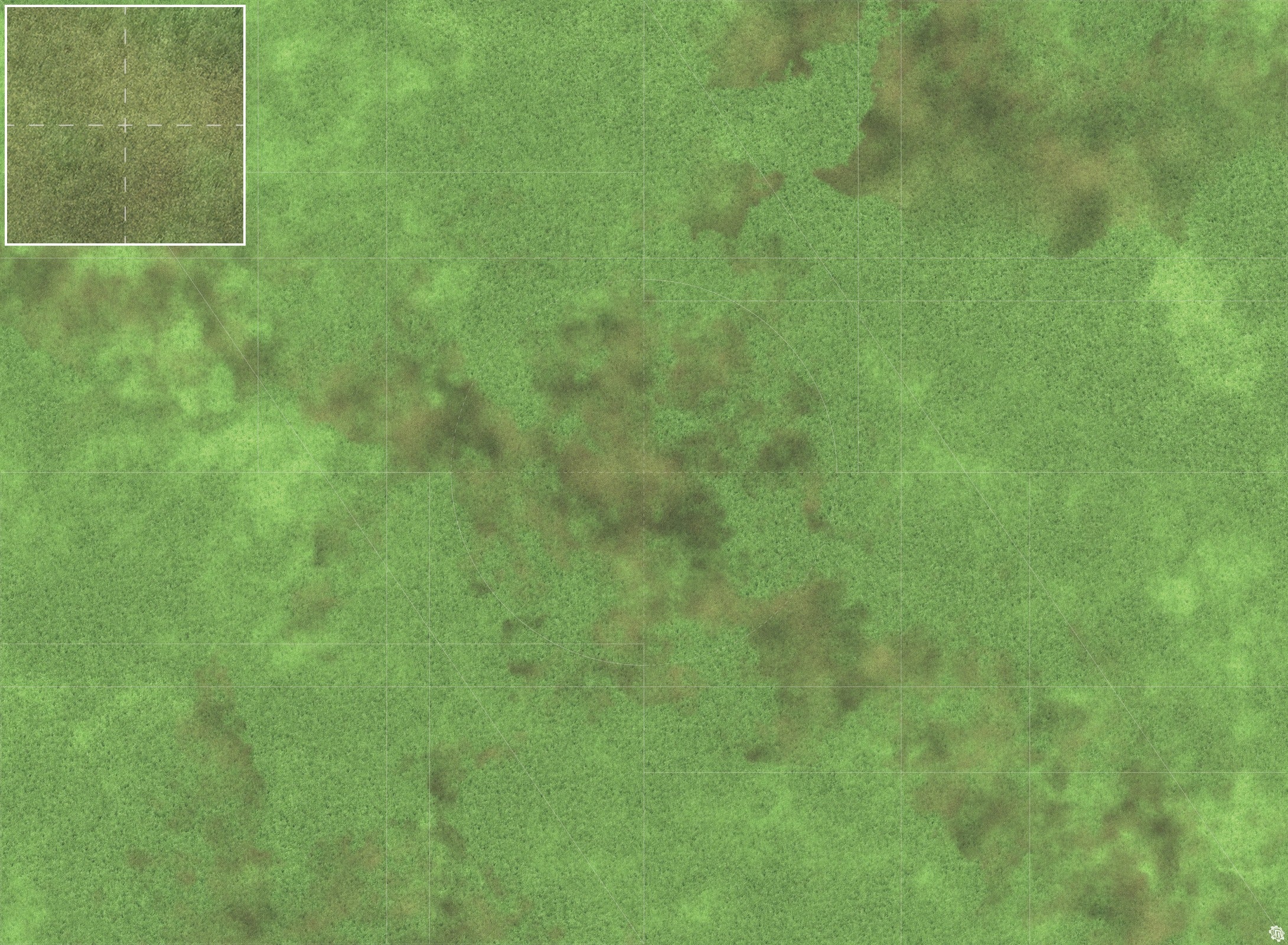 Mats by Mars: Verdant Fields Tabletop Wargaming Play Mat