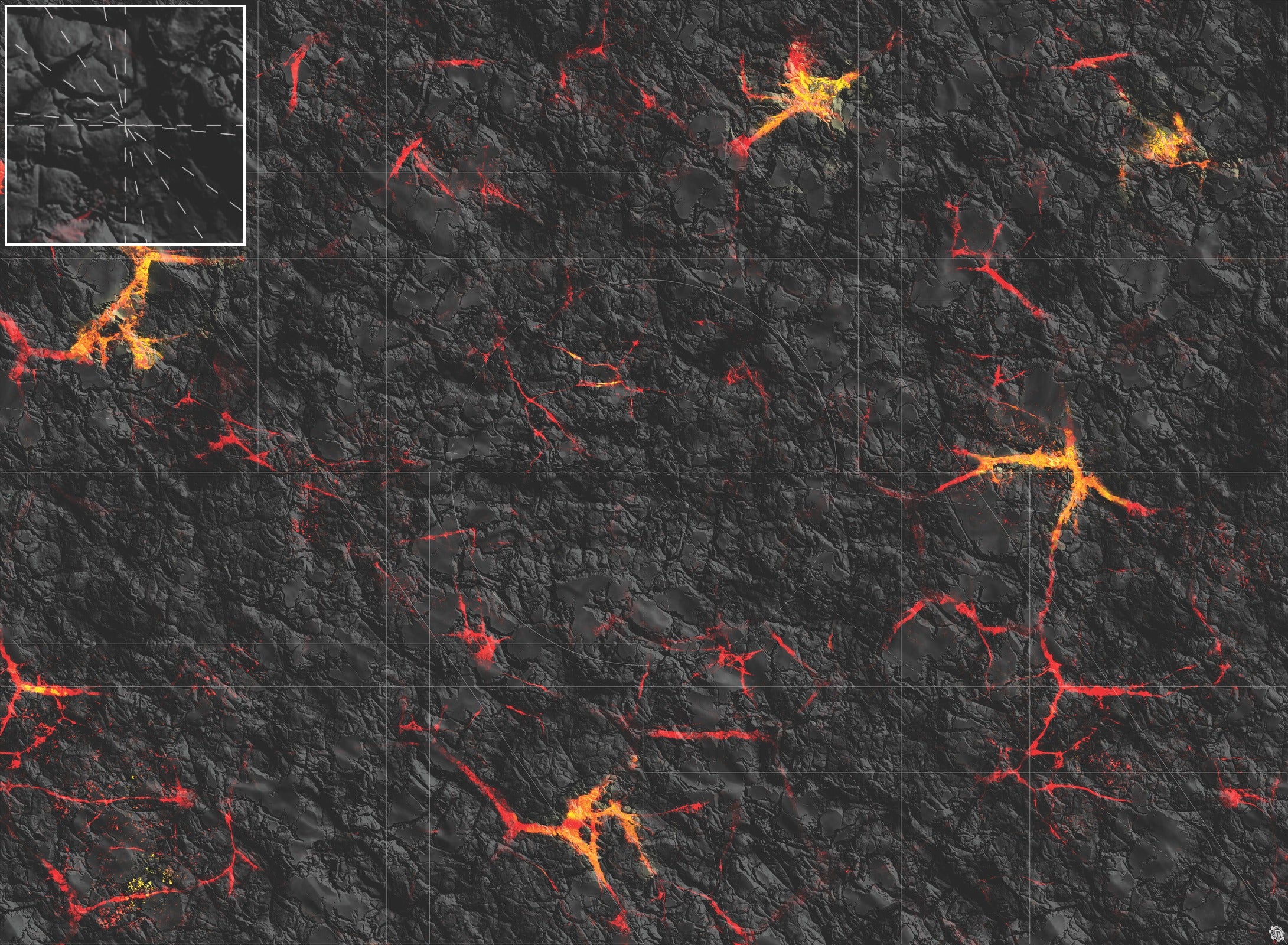 Mats by Mars: Molten Crust Tabletop Wargaming Play Mat