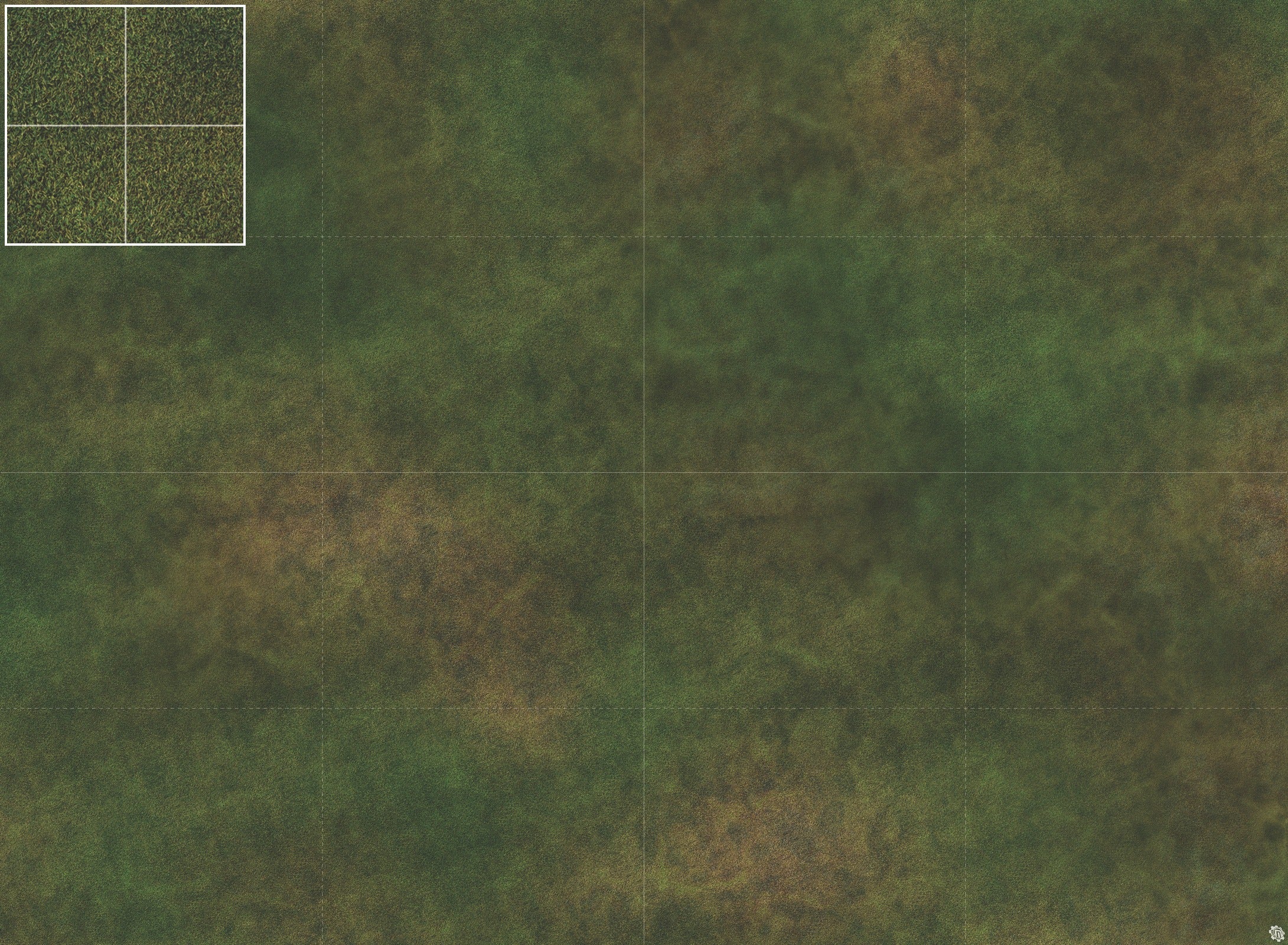 Mats by Mars: Green Meadow Tabletop Wargaming Play Mat