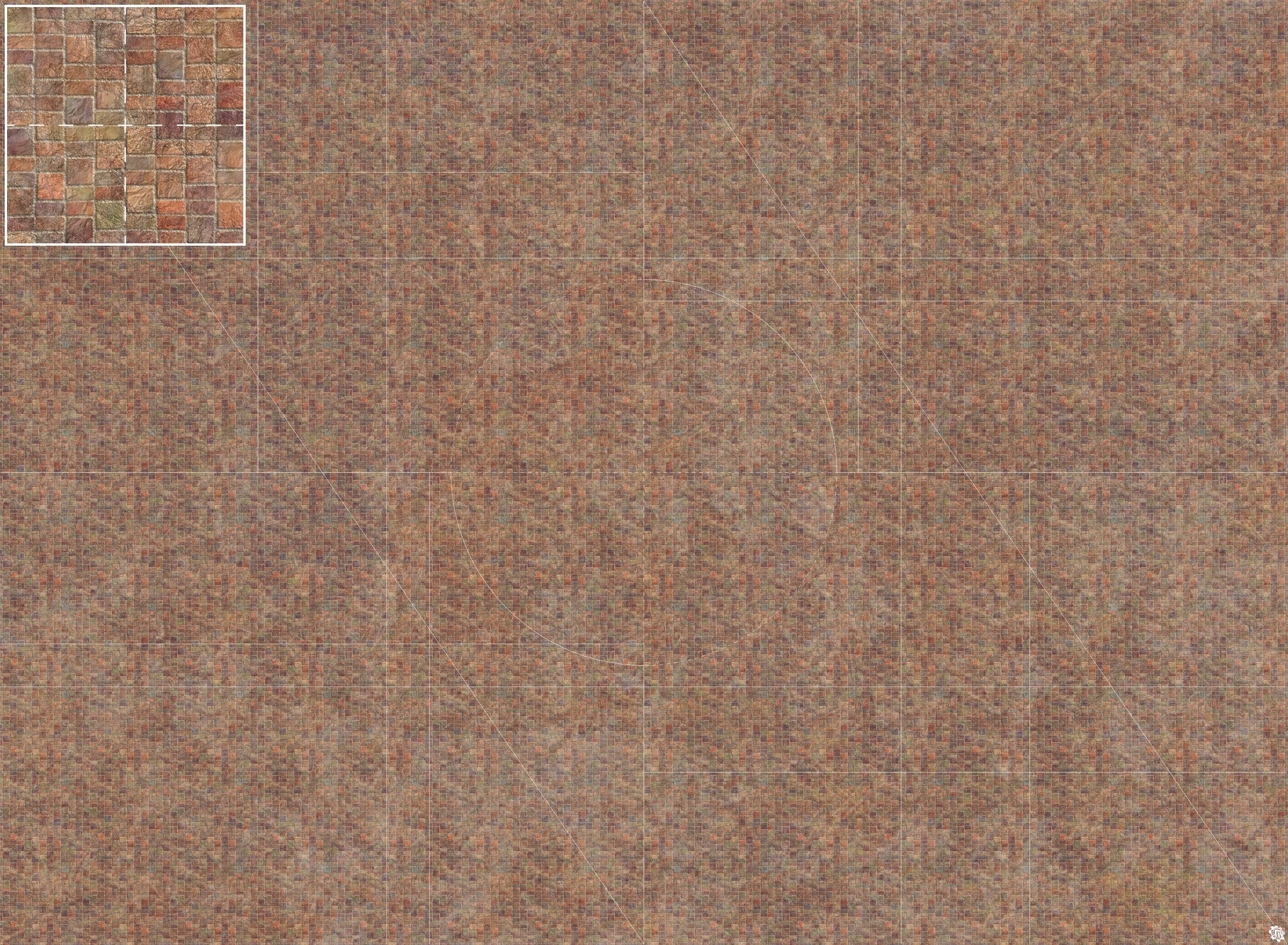 Mats by Mars: Sett in Stone (Red) Tabletop Wargaming Play Mat