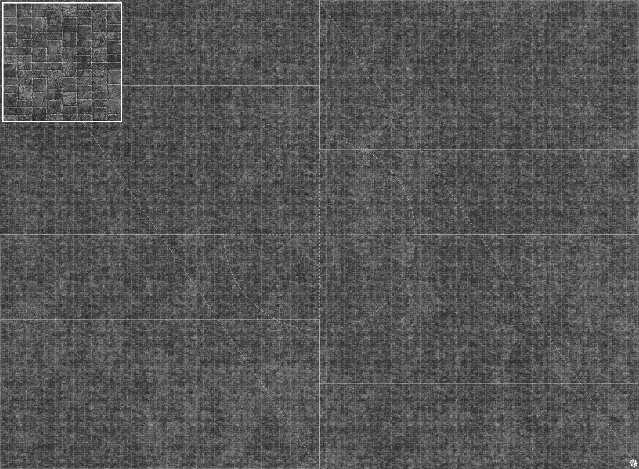Mats by Mars: Sett in Stone (Grey) Tabletop Wargaming Play Mat