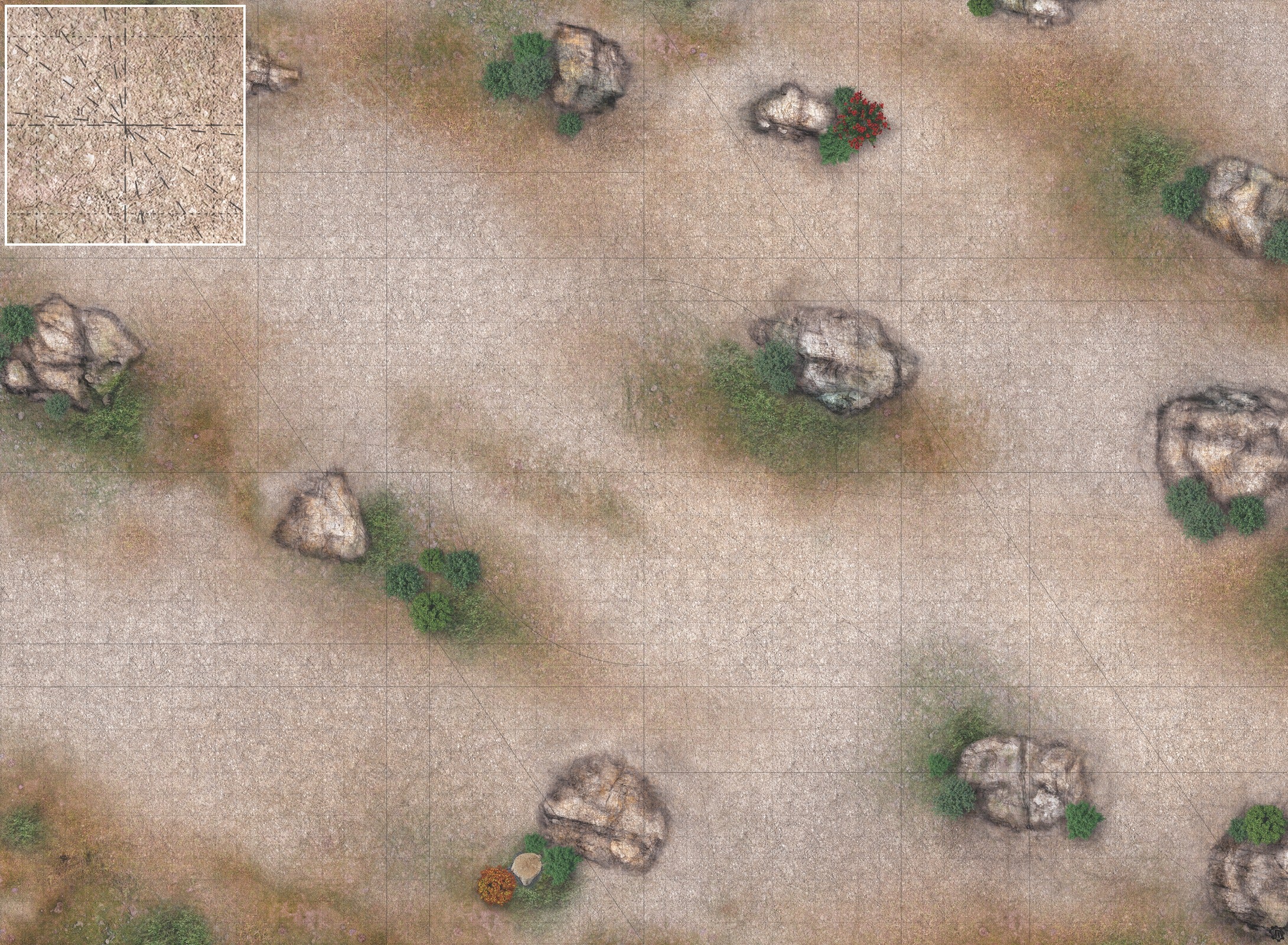 Mats by Mars: Hellenic Plateau Tabletop Wargaming Play Mat