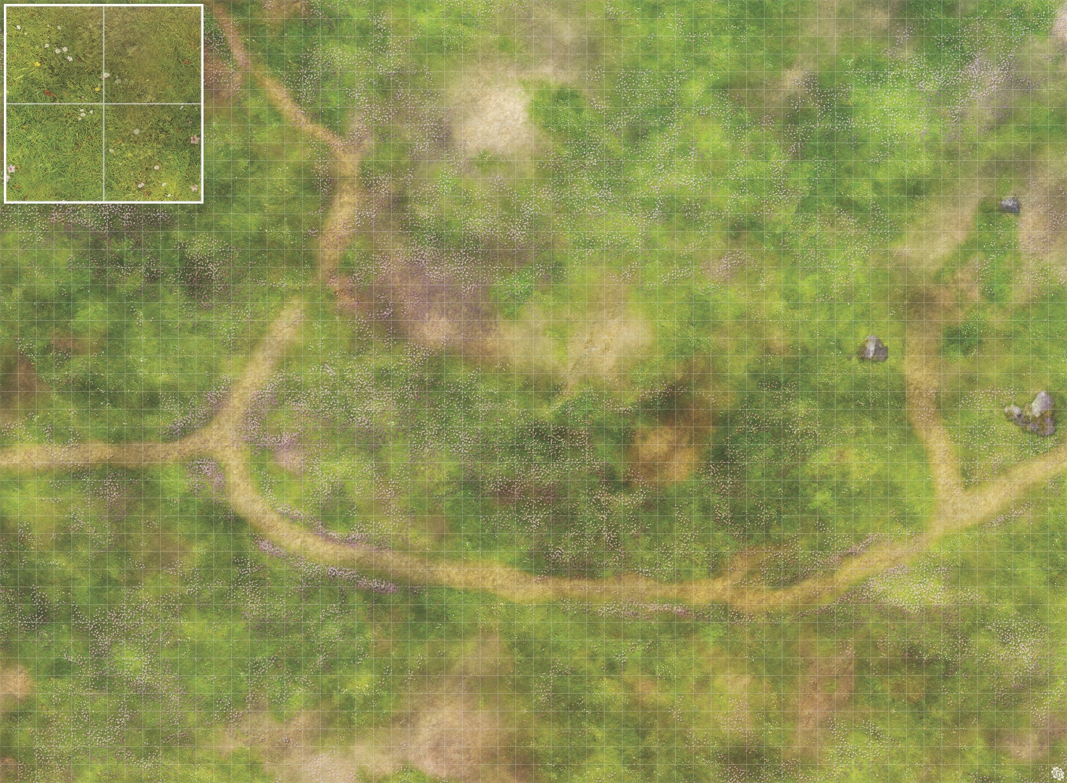 Mats by Mars: Cherry Blossom Crossroads Tabletop Wargaming Play Mat