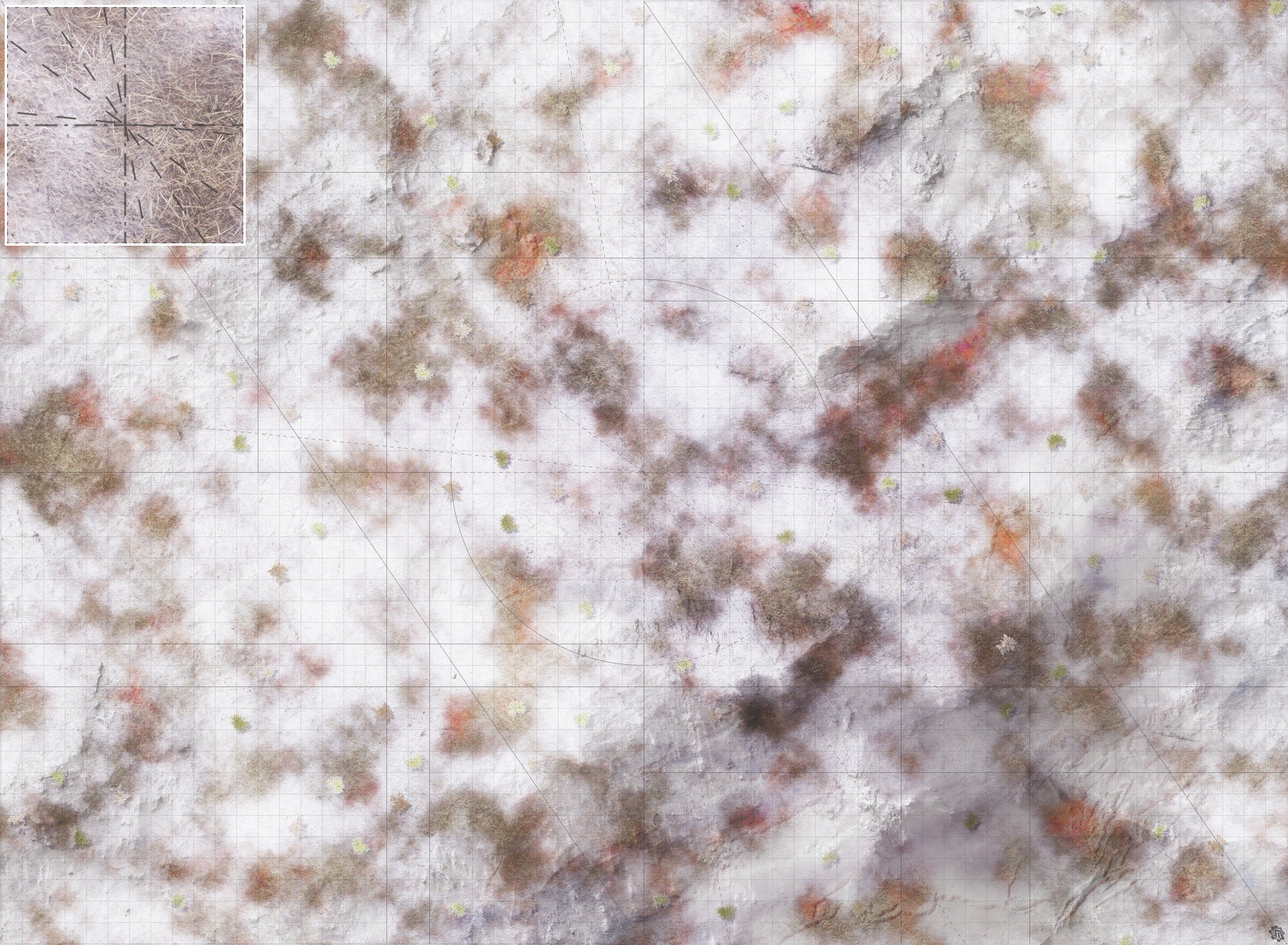 Mats by Mars: High Desert Chill Tabletop Wargaming Play Mat