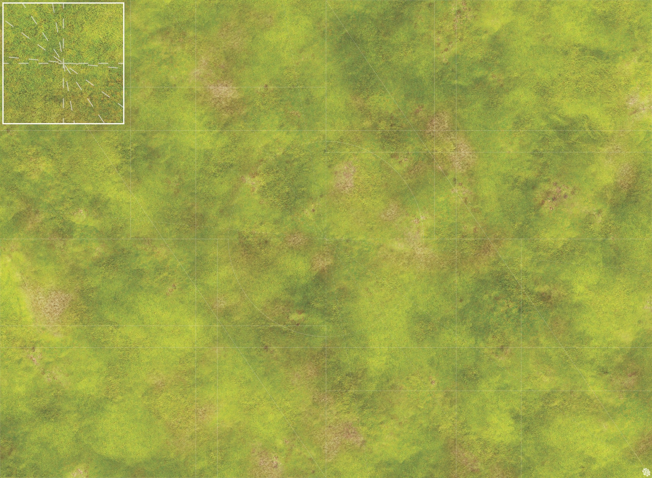 Mats by Mars: Peaceful Prairie Tabletop Wargaming Play Mat