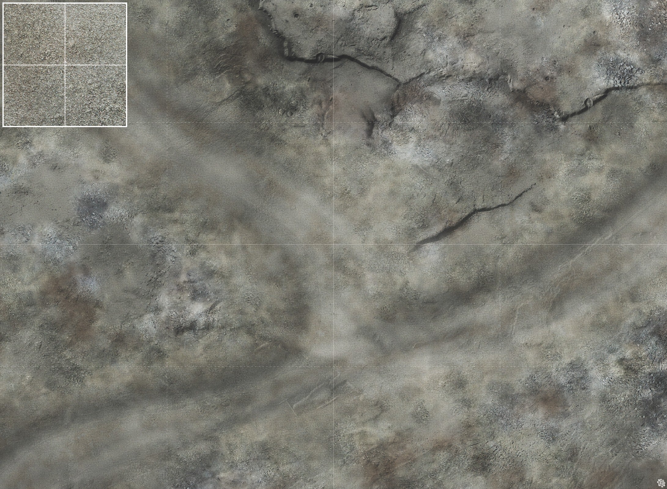 Mats by Mars: Ashen Wastes Tabletop Wargaming Play Mat