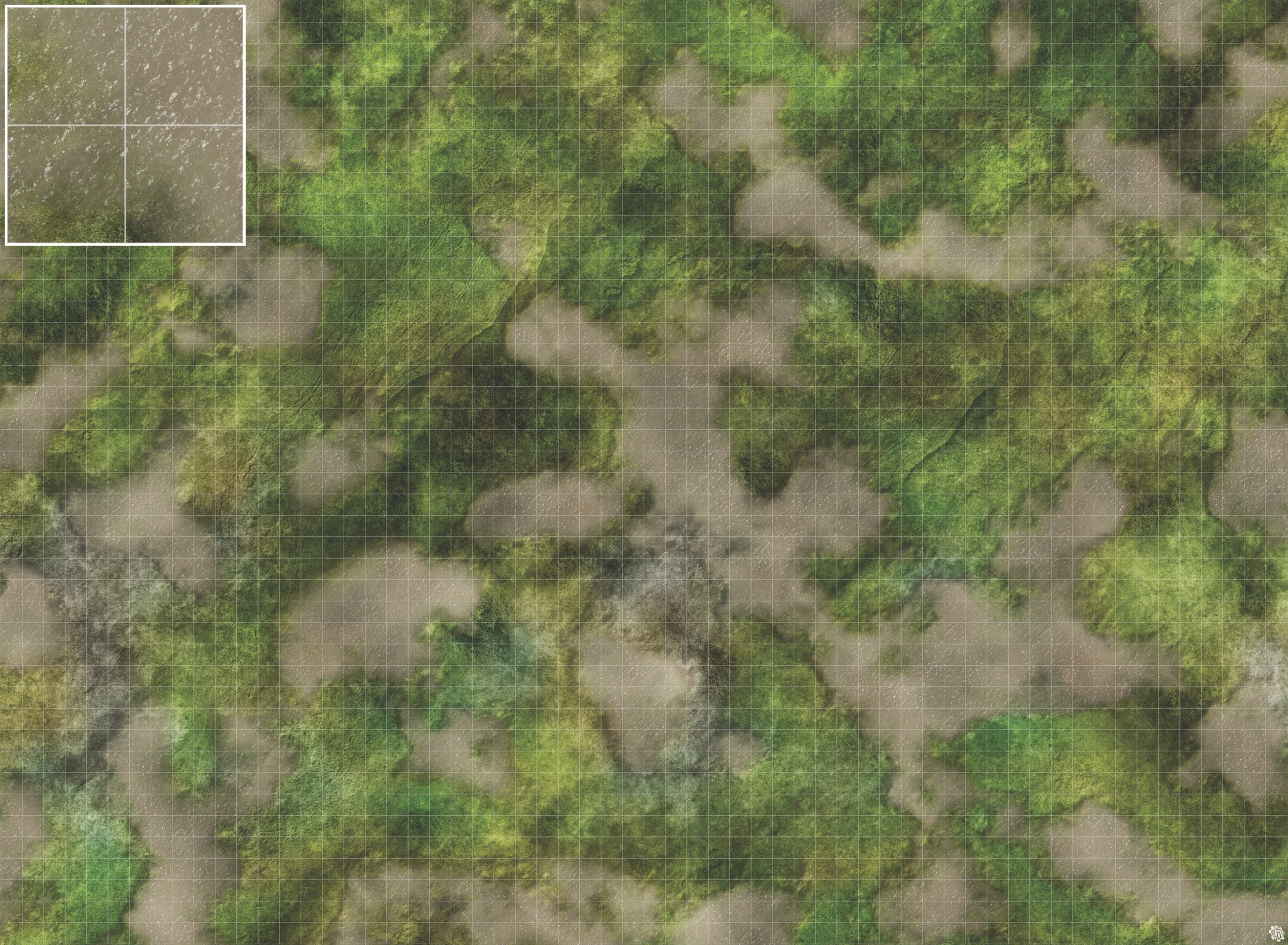 Mats by Mars: Bayou Country Tabletop Wargaming Play Mat