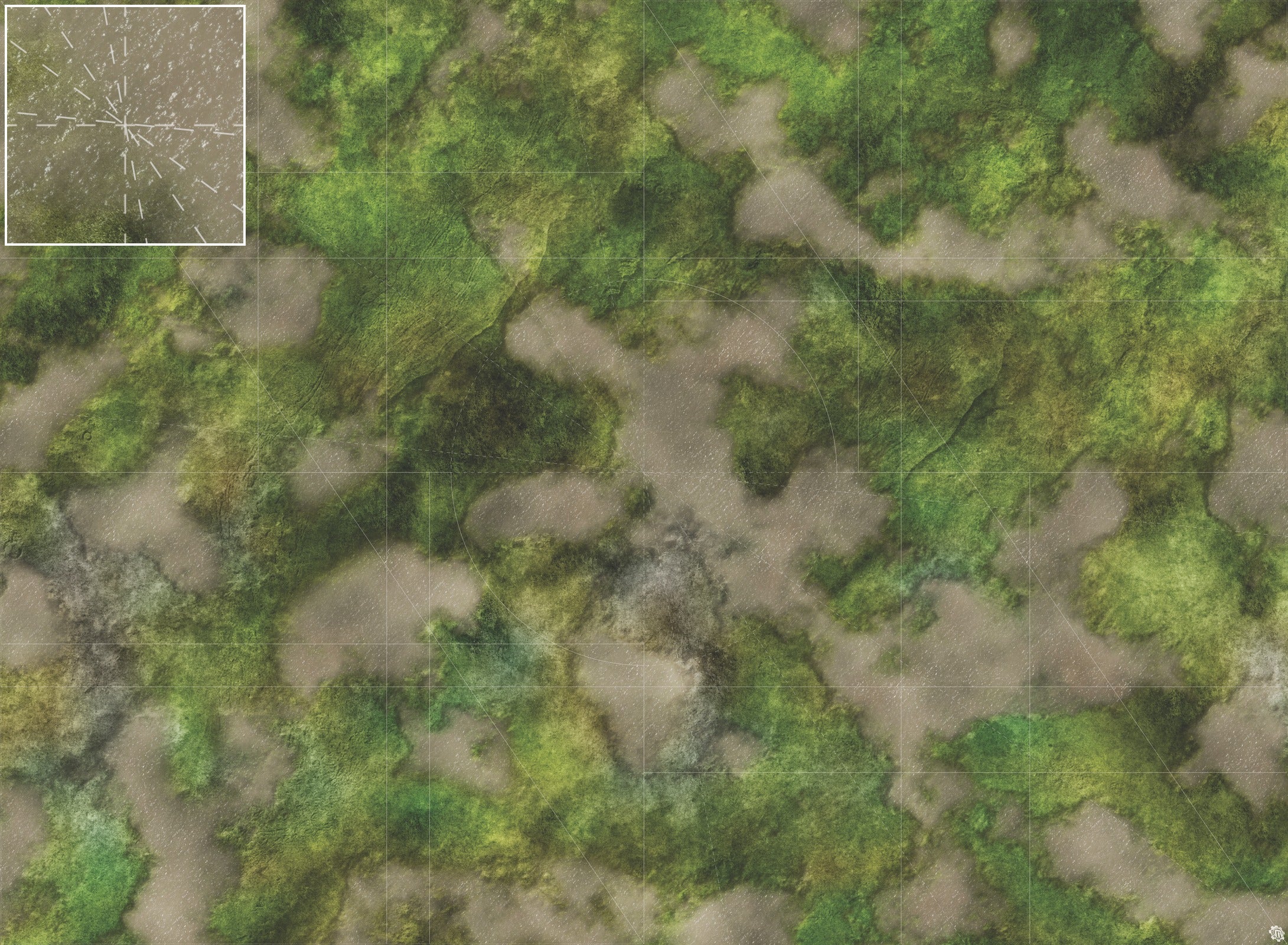 Mats by Mars: Bayou Country Tabletop Wargaming Play Mat