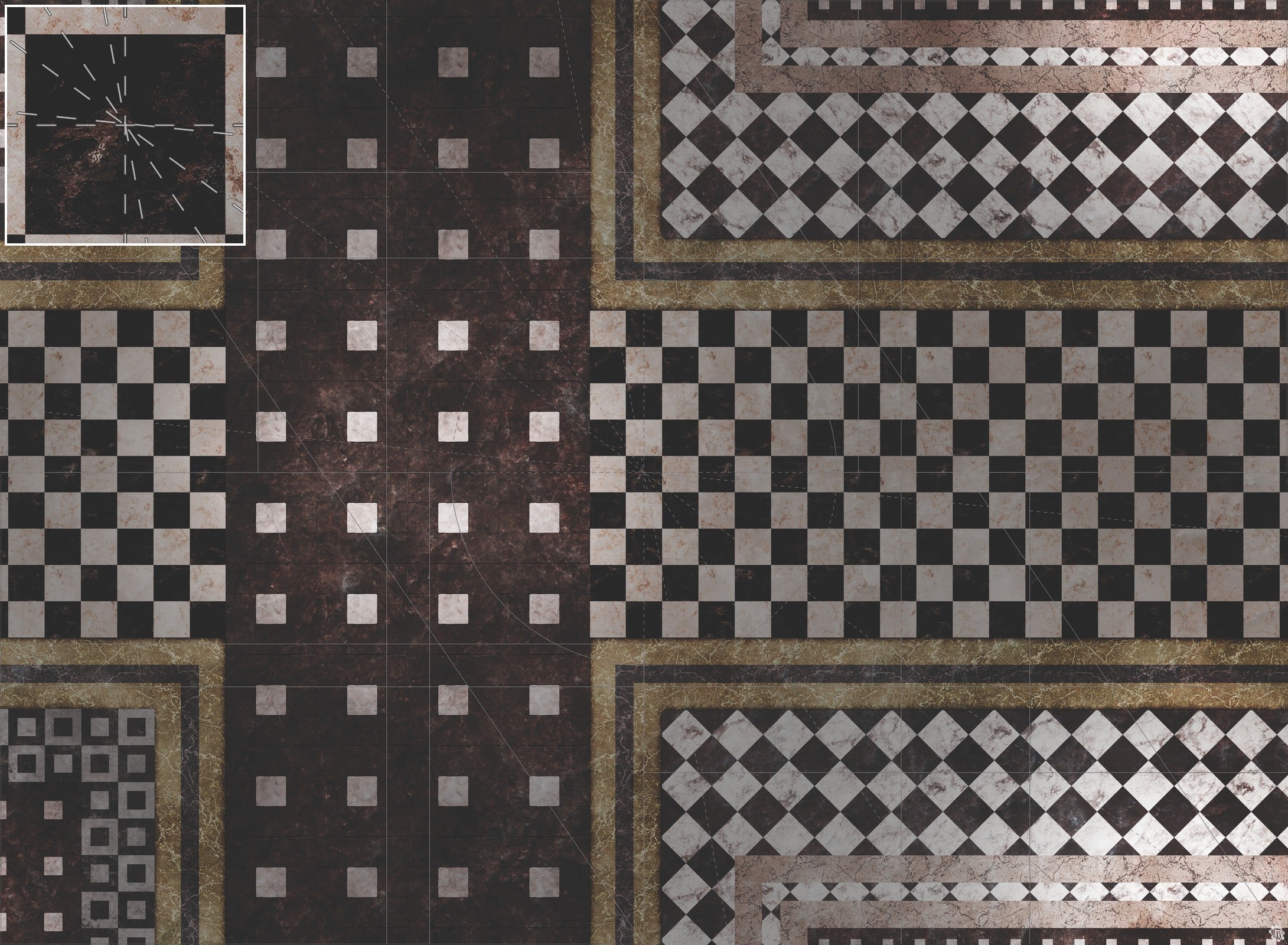 Mats by Mars: Manor Hall Tabletop Wargaming Play Mat