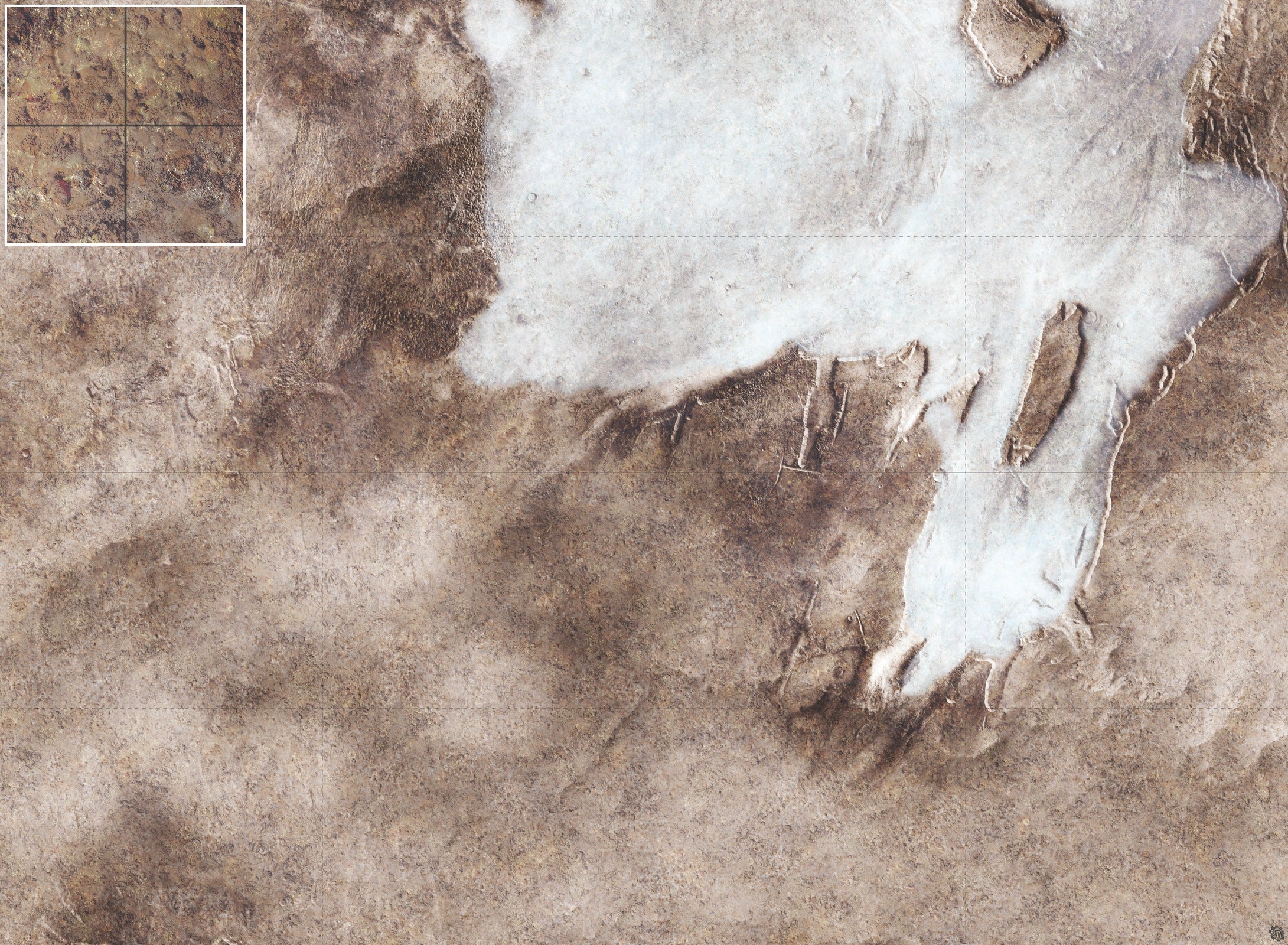 Mats by Mars: Bleached Bone Gulch Tabletop Wargaming Play Mat