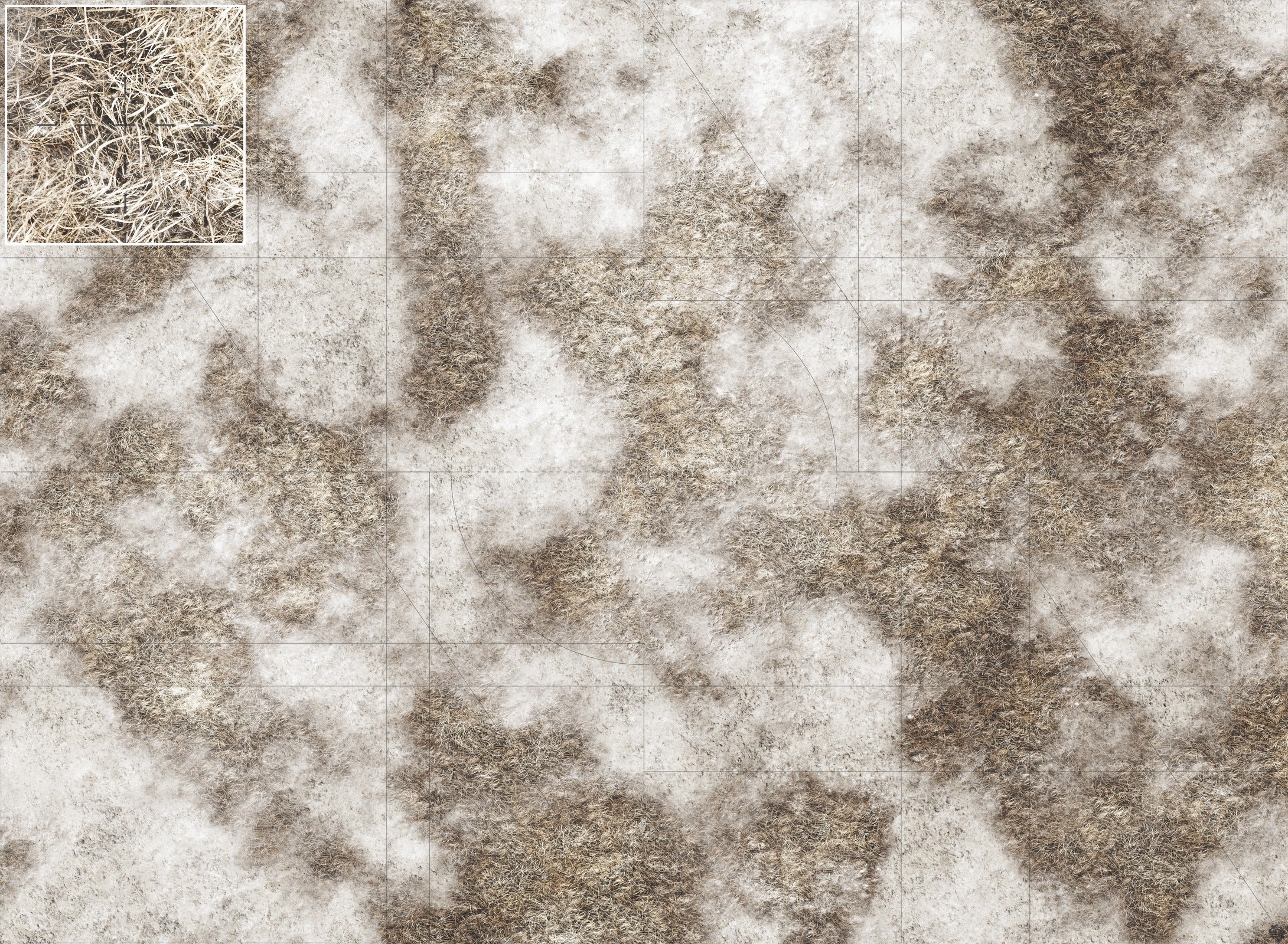 Mats by Mars: Sagebrush Steppes Tabletop Wargaming Play Mat