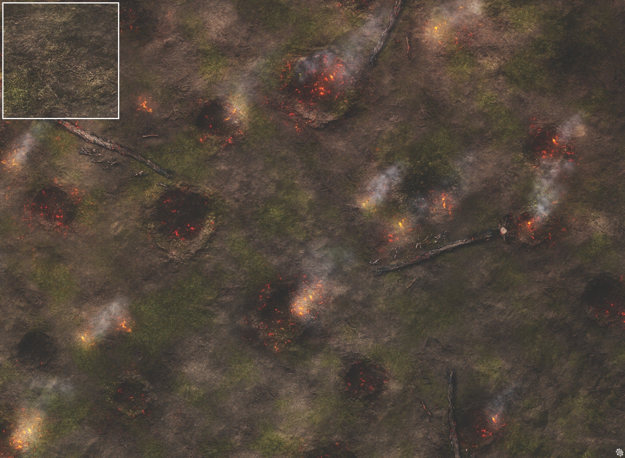 Mats by Mars: Mortar Combat Wargaming Play Mat